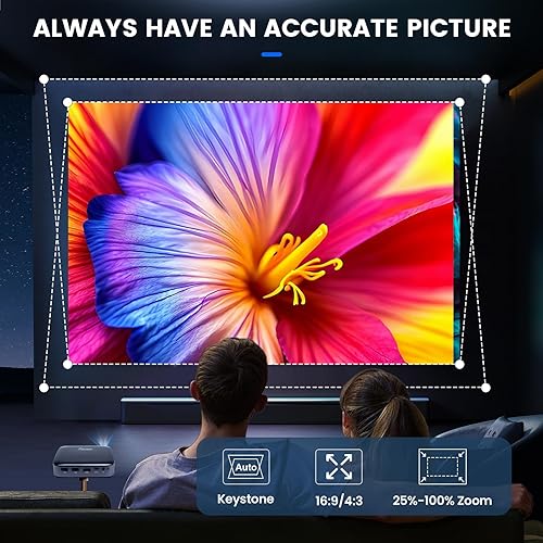 Miniatura 9 de Tiempo de reproducción de 3 horas ultra mini proyector de bolsillo Pico con altavoz de batería recargable y tirpod, soporte 1080P portátil