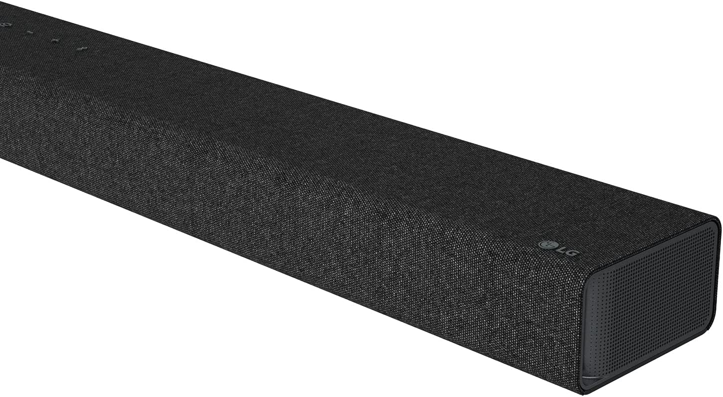 LG SP7 Soundbar TV 440 W 5.1 Canali Audio Meridian con Subwoofer Wireless, Bluetooth, Tecnologia DTS Virtual:X, Dolby Digital, Audio Alta Risoluzione, AI Sound Pro, Ingresso Ottico, USB, HDMI in/out