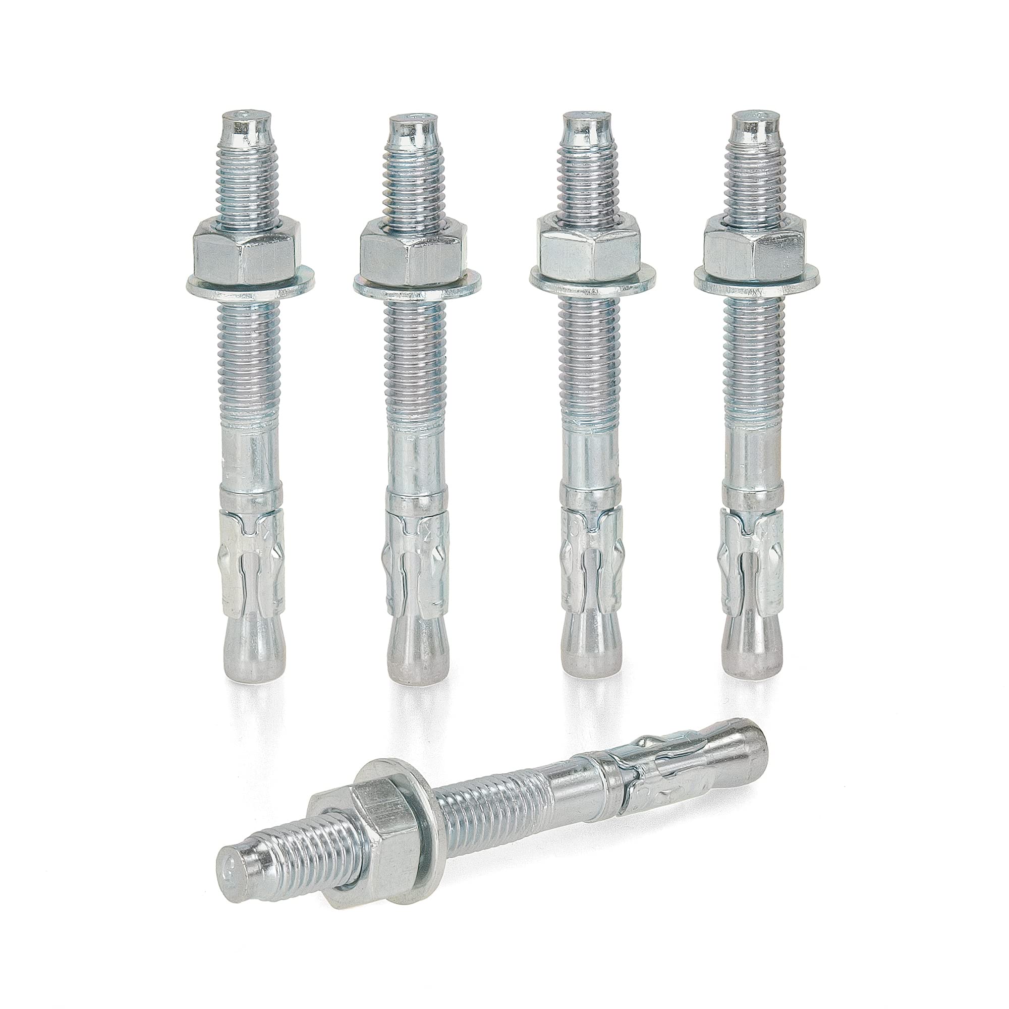 Bolzenanker - Schwerlastanker aus verzinktem Stahl mit ETA Zulassung, Option 7 - M12 x 110 mm, fixierbare Dicke: 28 mm - 50 Stück