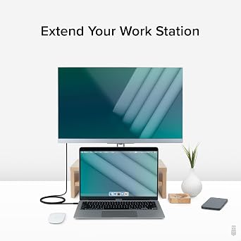 Plugable 10Gbps USB C to USB C Cable, 3.3 feet (1 Meter), 5A, USB-IF Certified, USB 3.1 Gen 2 Type-C - Driverless