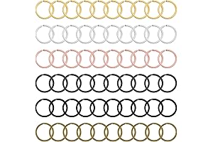 60-Pack Assorted Key Rings for Home, Car, and Organization: Keep Keys Secure and Organized