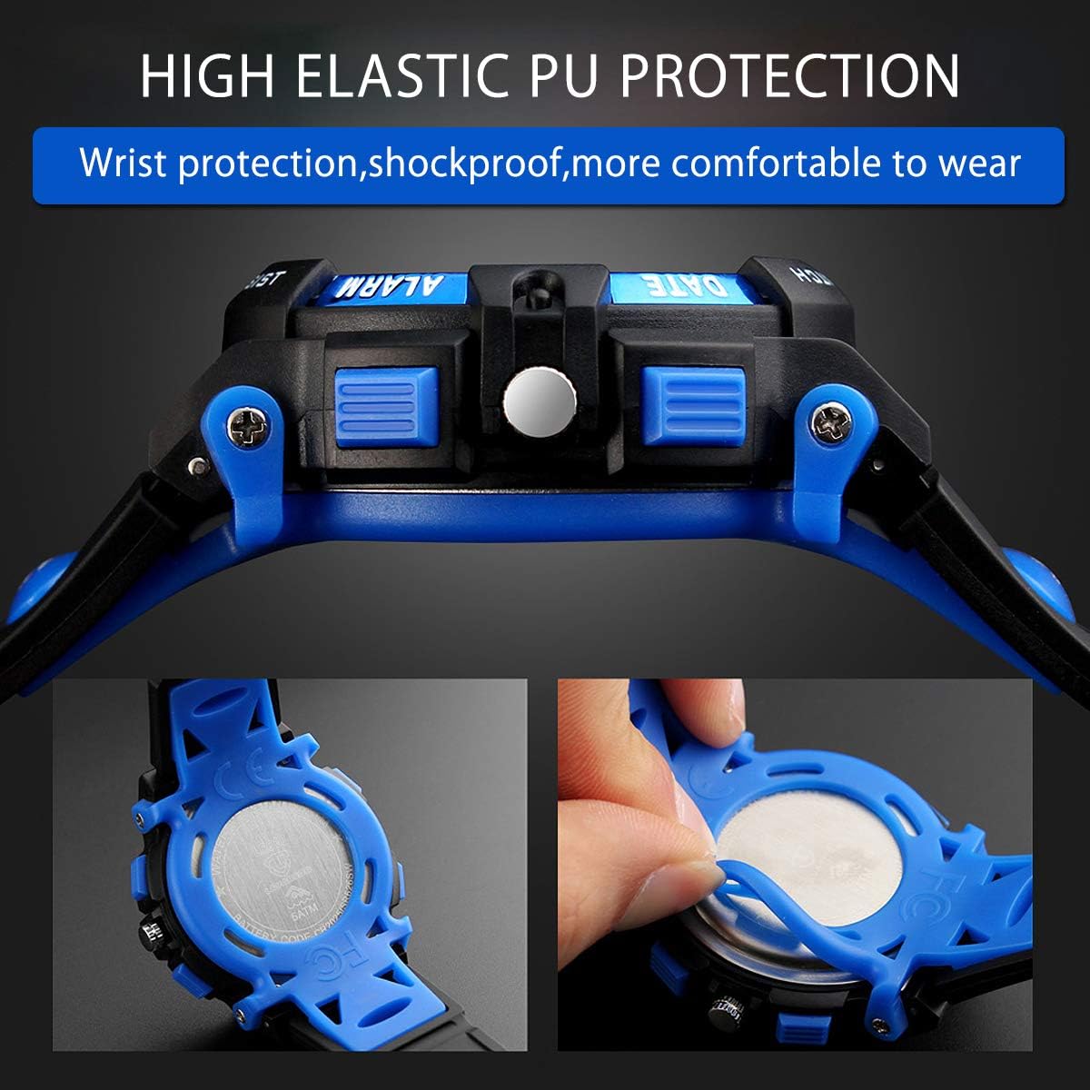 Kids Watch for Boys and Girls Ages 5-15, Analog Digital Waterproof with Alarm Clock Stopwatch, Birthday and Christmas Gifts - Image 8