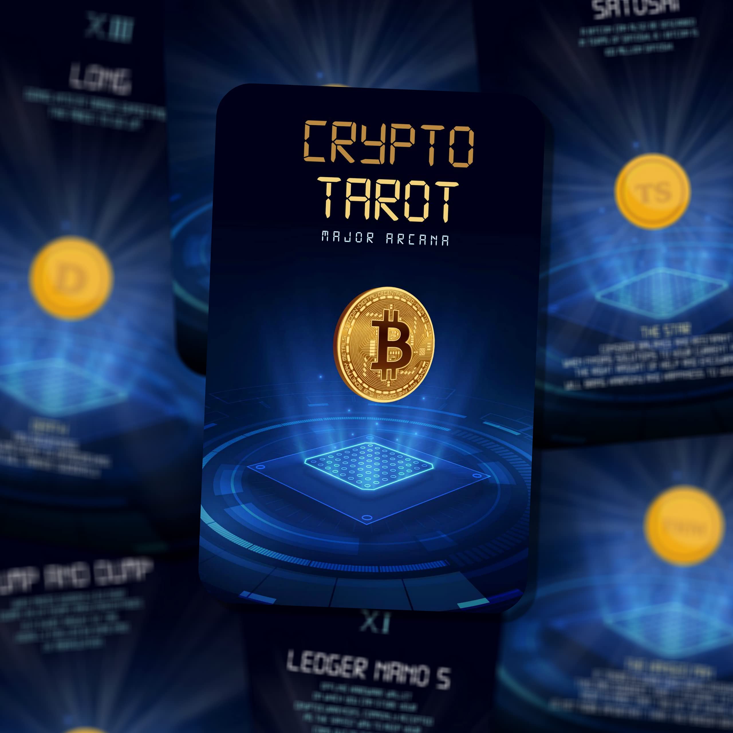 Amazon.com: Ibiza Tarot Crypto Tarot - Major Arcana - Crypto Terminology  Cards | Fortune Telling Tarot Cards Deck for Beginners | Authentic Tarot  Experience - Set of 22 Cards : Toys & Games
