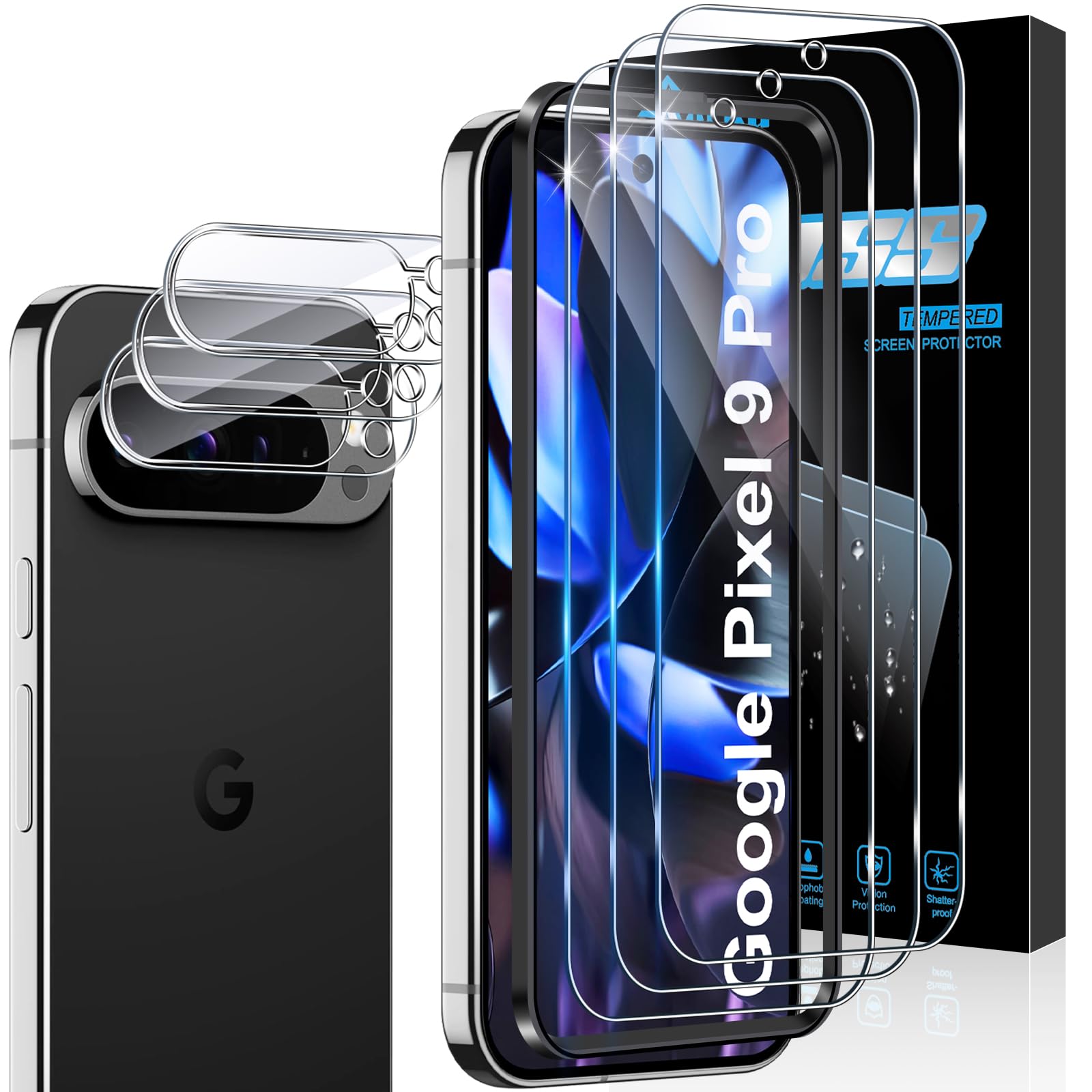 Vetro Temperato Pixel 8 Kit Protezione Vetro Temperato Per Google - Foto 5