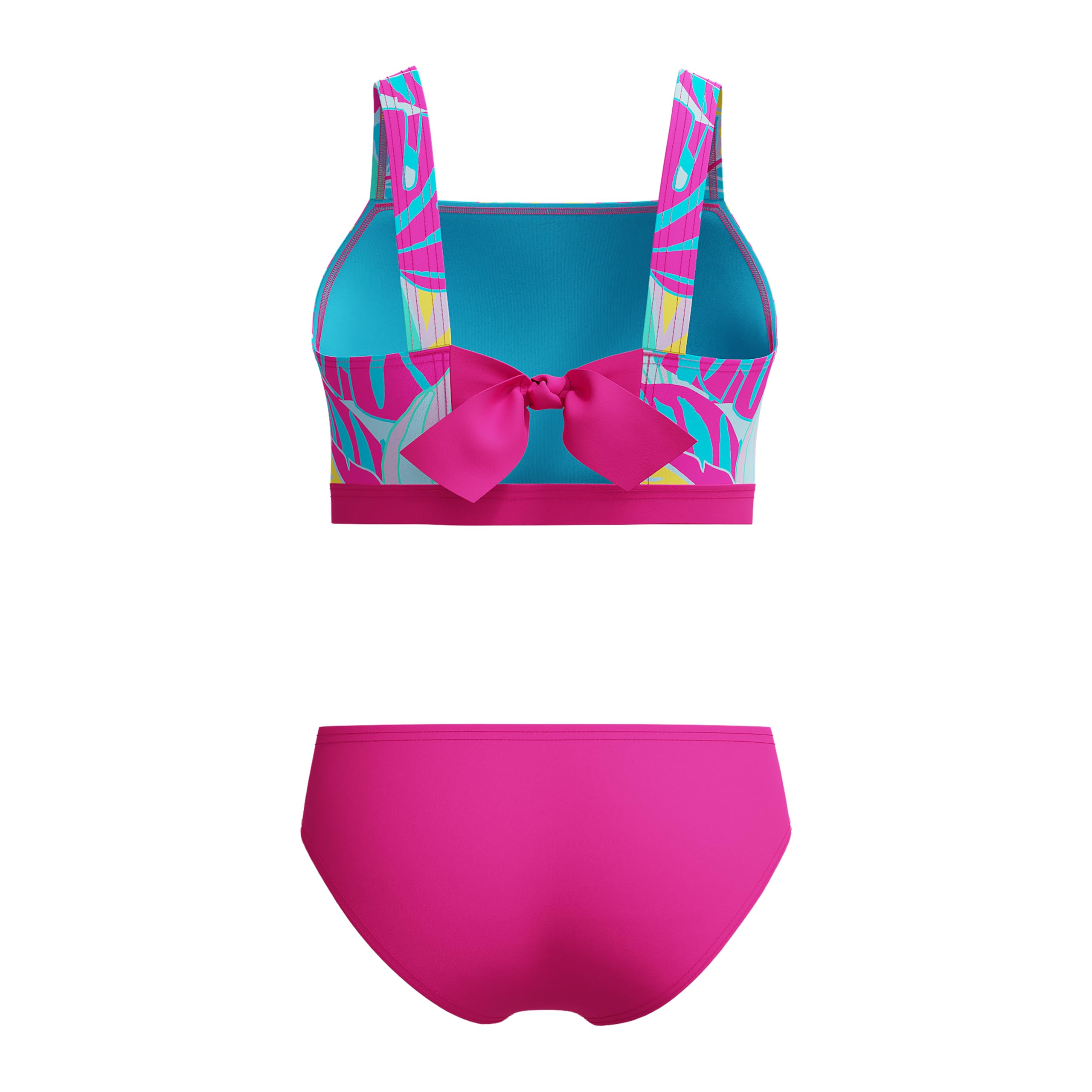 Speedo Mädchen Swimsuit Two Piece Bikini Set Zweiteiliger Badeanzug (1er Pack)