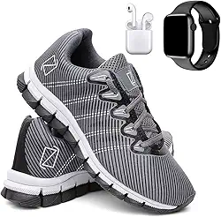 Tênis Masculino Para Corrida Academia e Caminhada + Fone + Relógio Digital