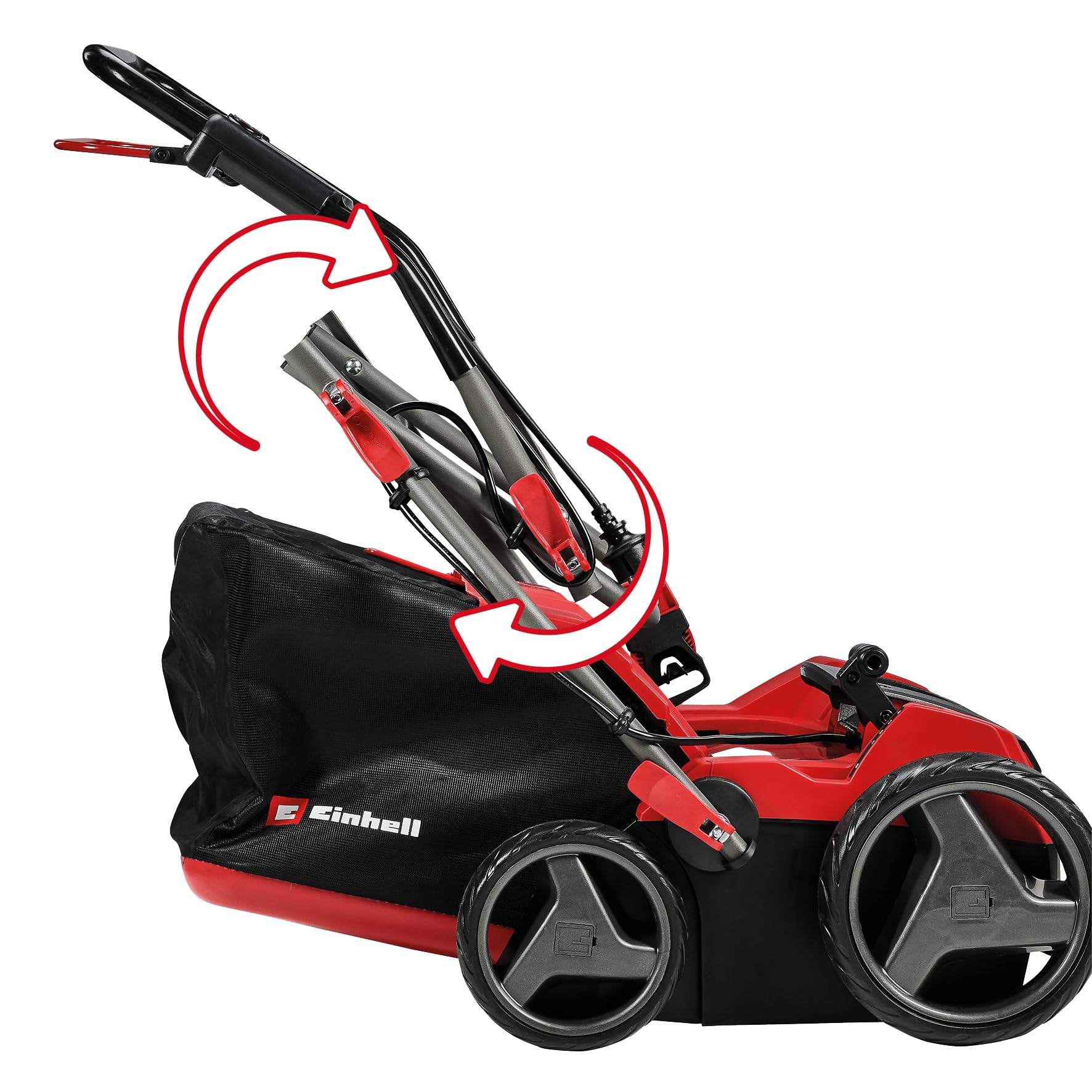 Einhell Expert GE-SA 1640 - Escarificadora eléctrica (1600 W, Ancho 40 cm, hasta 12 mm de Profundidad de Trabajo, Mango, Recipiente de 48 L, con Rodillo aireador)