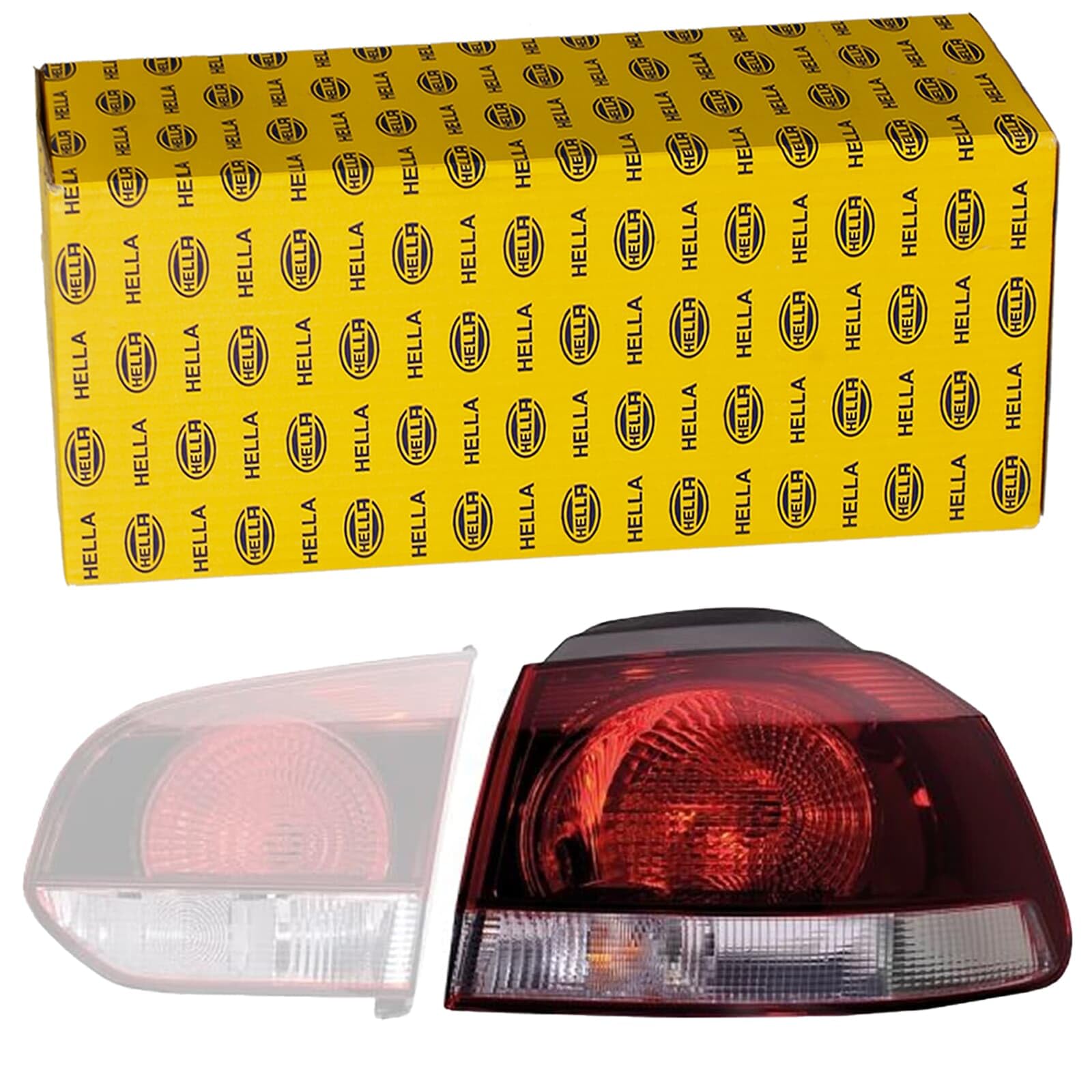 2SD 009 922-131 Tail Light Assembly Left 12V With Bulbs Fits VW Golf 6 Van Hella