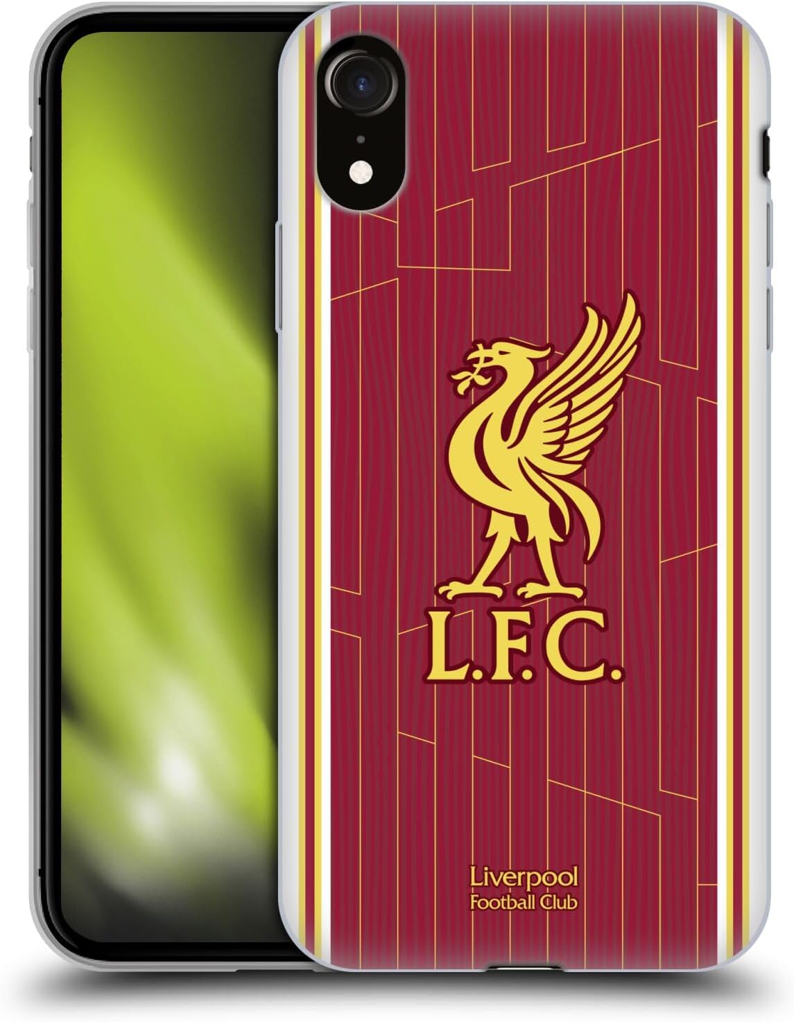 Head Case Designs Officially Licensed Liverpool Football Club Home Kit 2024/25 Soft Gel Case Compatible with Apple iPhone XR