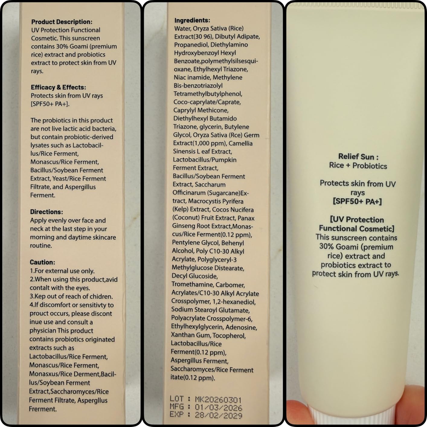 NO CAST JUST GLOW 2026 NEW No Cast Just Glow Collagen Sunscreen | SPF 50 Broad Spectrum Face Sunscreen | Lightweight, Non-Sticky, Hydrating Formula | Peptide, Cica for Soothing & Glow | Korean Skincare