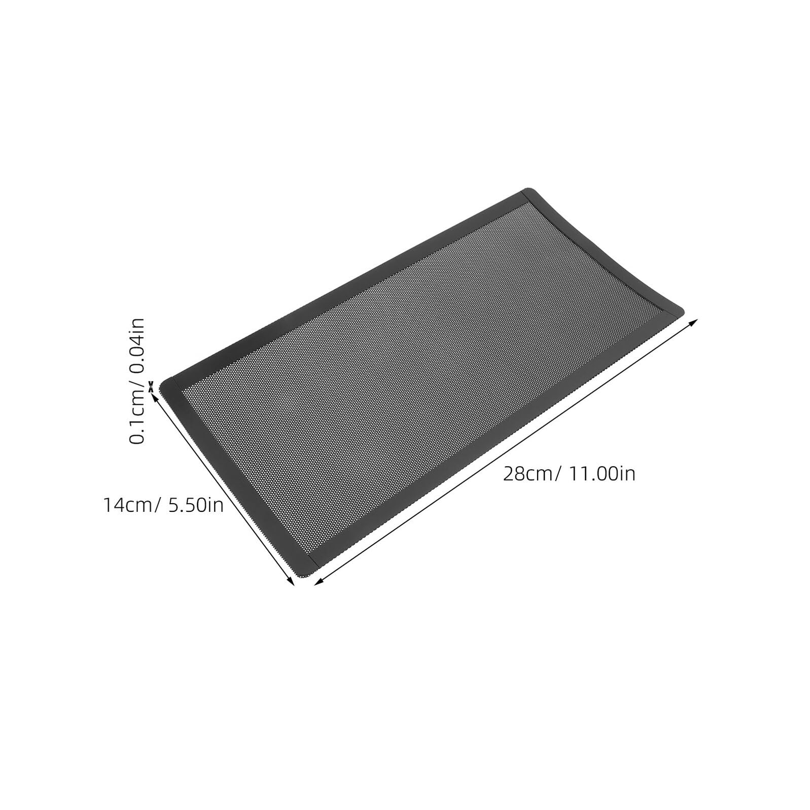 Copertura Magnetica per Bocchette di Ventilazione Rete Pvc Nera 8 Pezzi | Filtro Efficiente, Applicazione Versatile, per Bagno e Bocchette a Soffitto