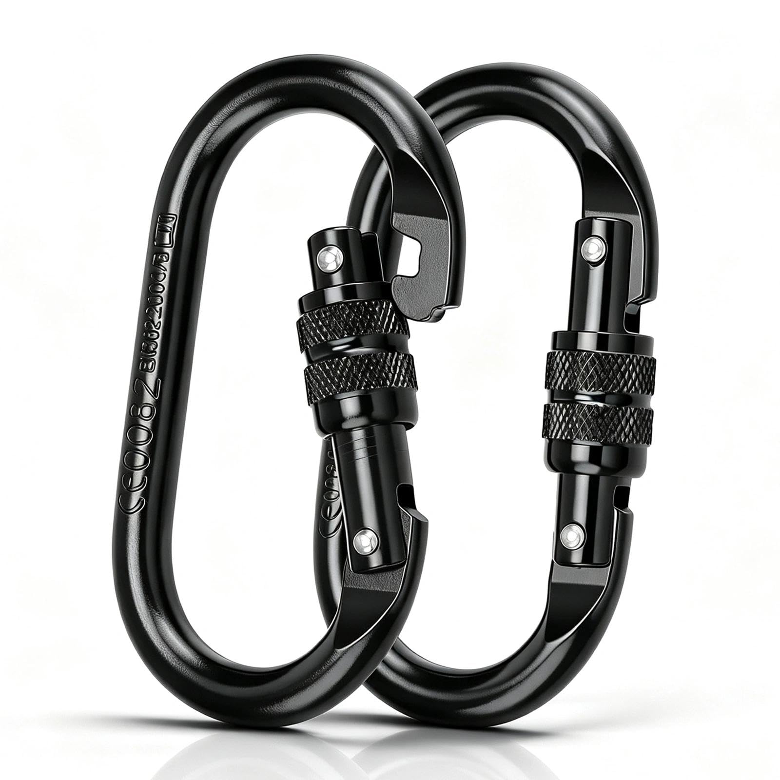 SHENGYIG 2Pcs Small Heavy Duty Carabiner Clips