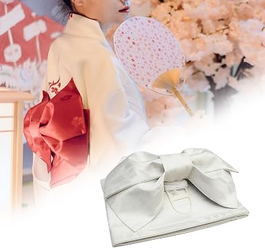 Cintura Kimono Regolabile Donna – Obi Yukata Classico, Fascia Giapponese In Mesh Traspirante Con Chiusura Elastica