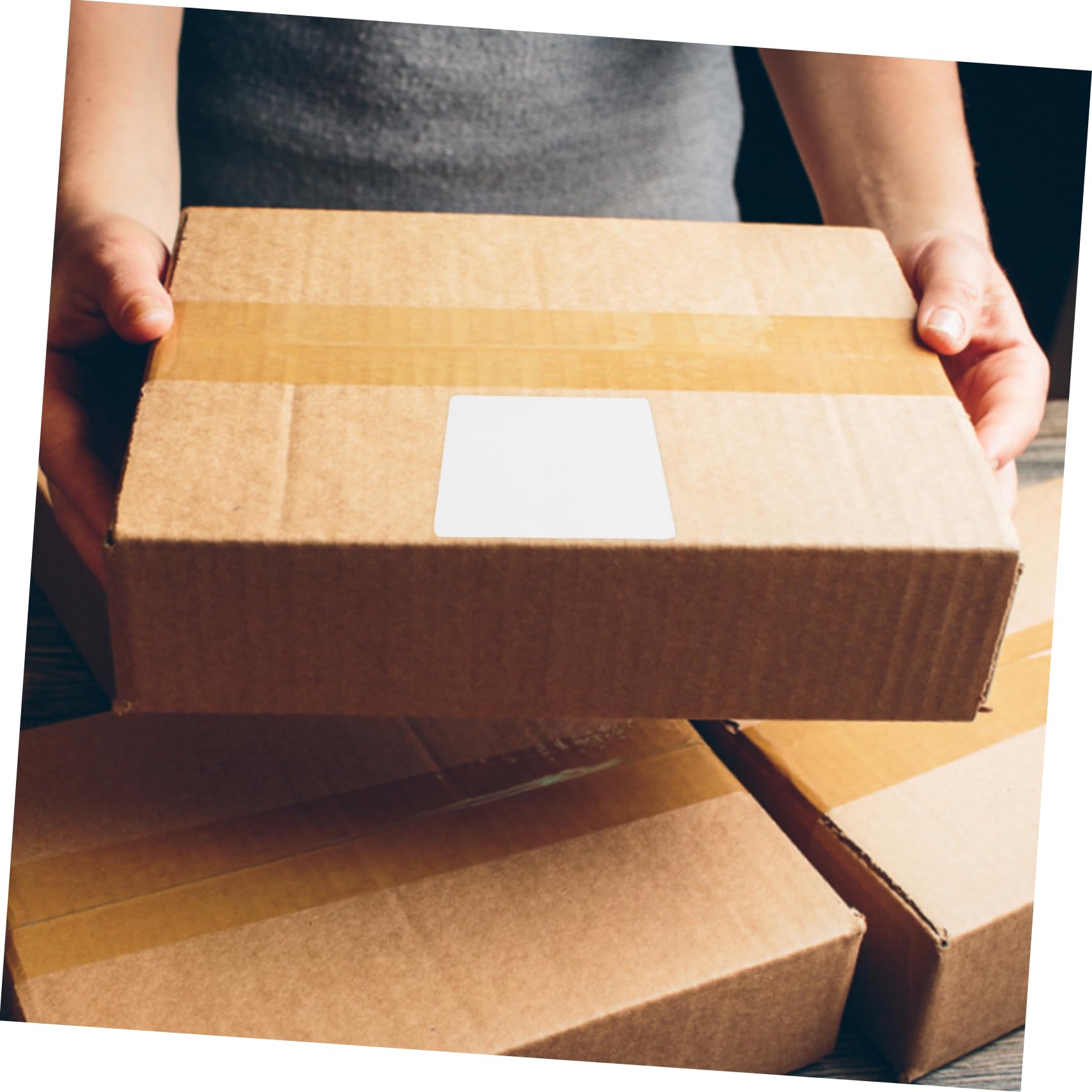 Rollo de Etiquetas Térmicas Autoadhesivas en white para Oficina | 1 Rollo, 3000 Hojas, Papel Estucado Adhesivo, Apto para Etiquetado de Direcciones
