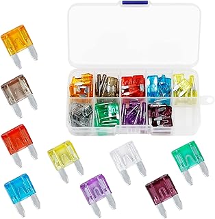 XuLong Auto Car Blade Fuses Assortment Kit – 90Pcs Mini (5A 7.5A 10A 15A 20A 25A 30A 35A 40A) for Car Boat Truck SUV Automotive Replacement Fuses