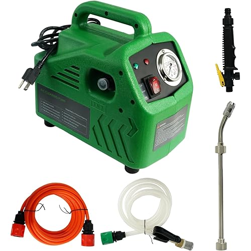 2026 Upgraded ZPB140 Portable Pressure Washer for HVAC Systems, Dual Pressure Modes, Indoor & Outdoor Cleaning, 80W 4L/min 0.7-1.0MPa