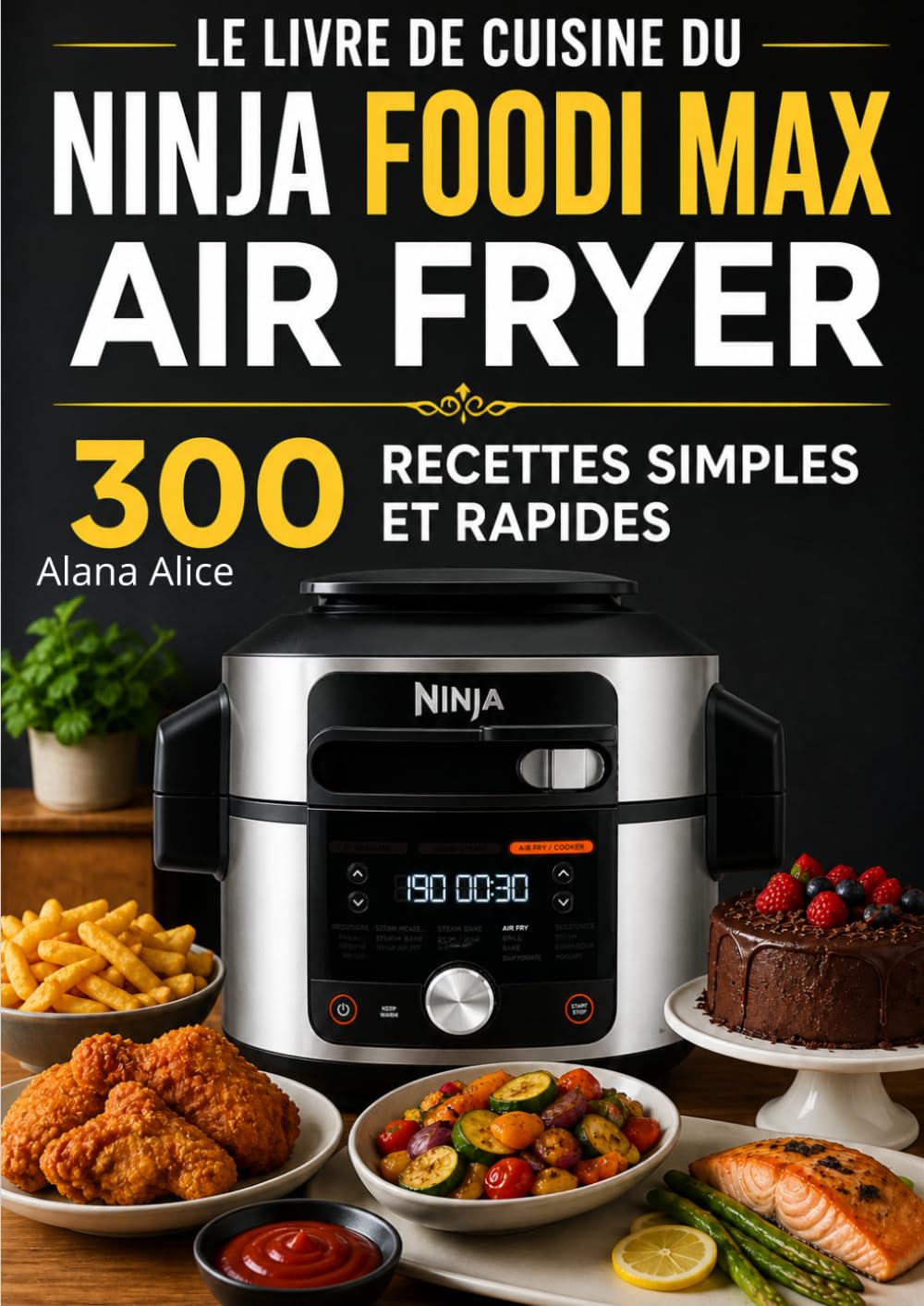 Le Livre de Cuisine Ninja Foodi MAX Air Fryer 300 Recettes Simples et Rapides au Quotidien