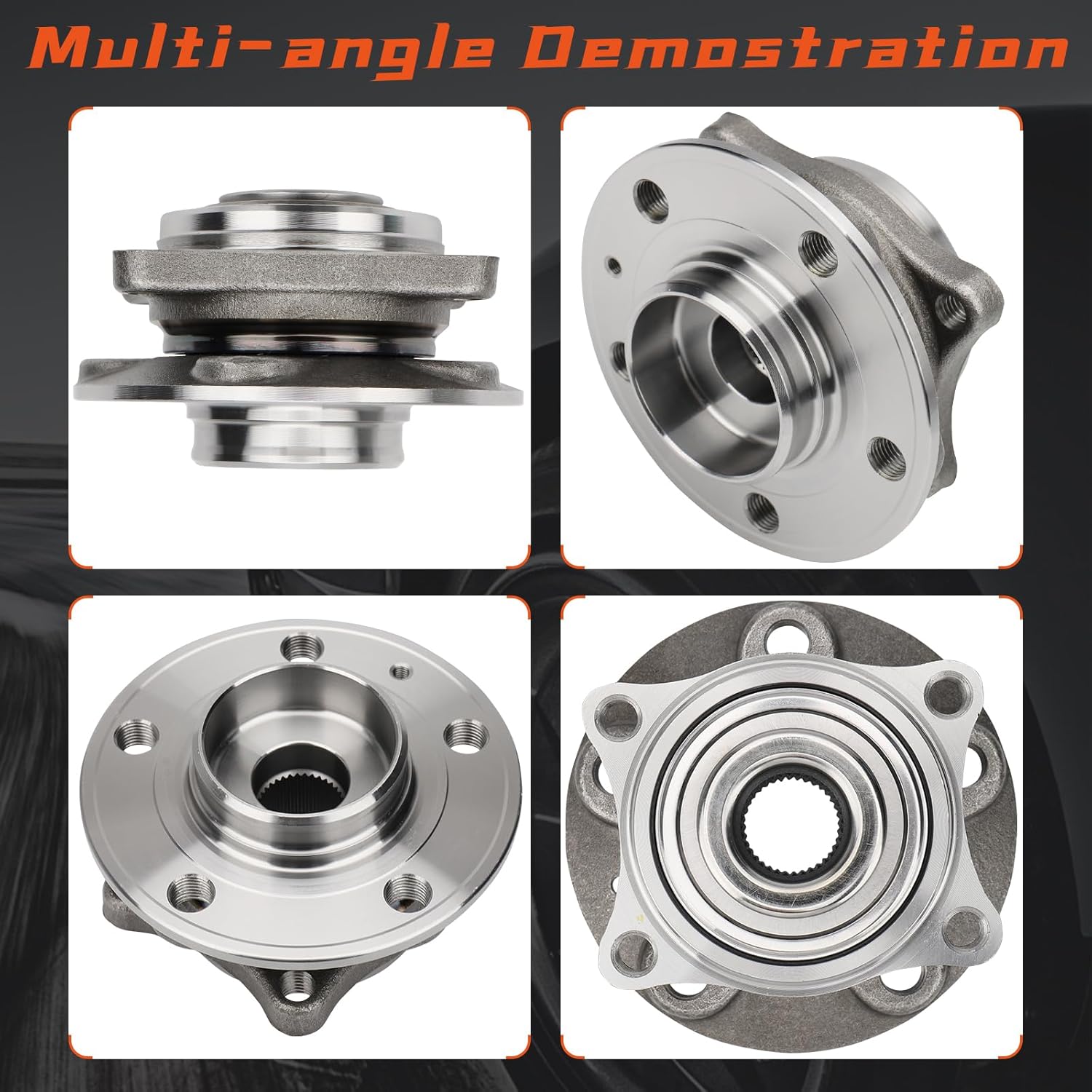 DRIVESTAR 513194 Front LH/RH Wheel Hub & Bearing Assembly fits for Volvo V70 S60 S80 XC70