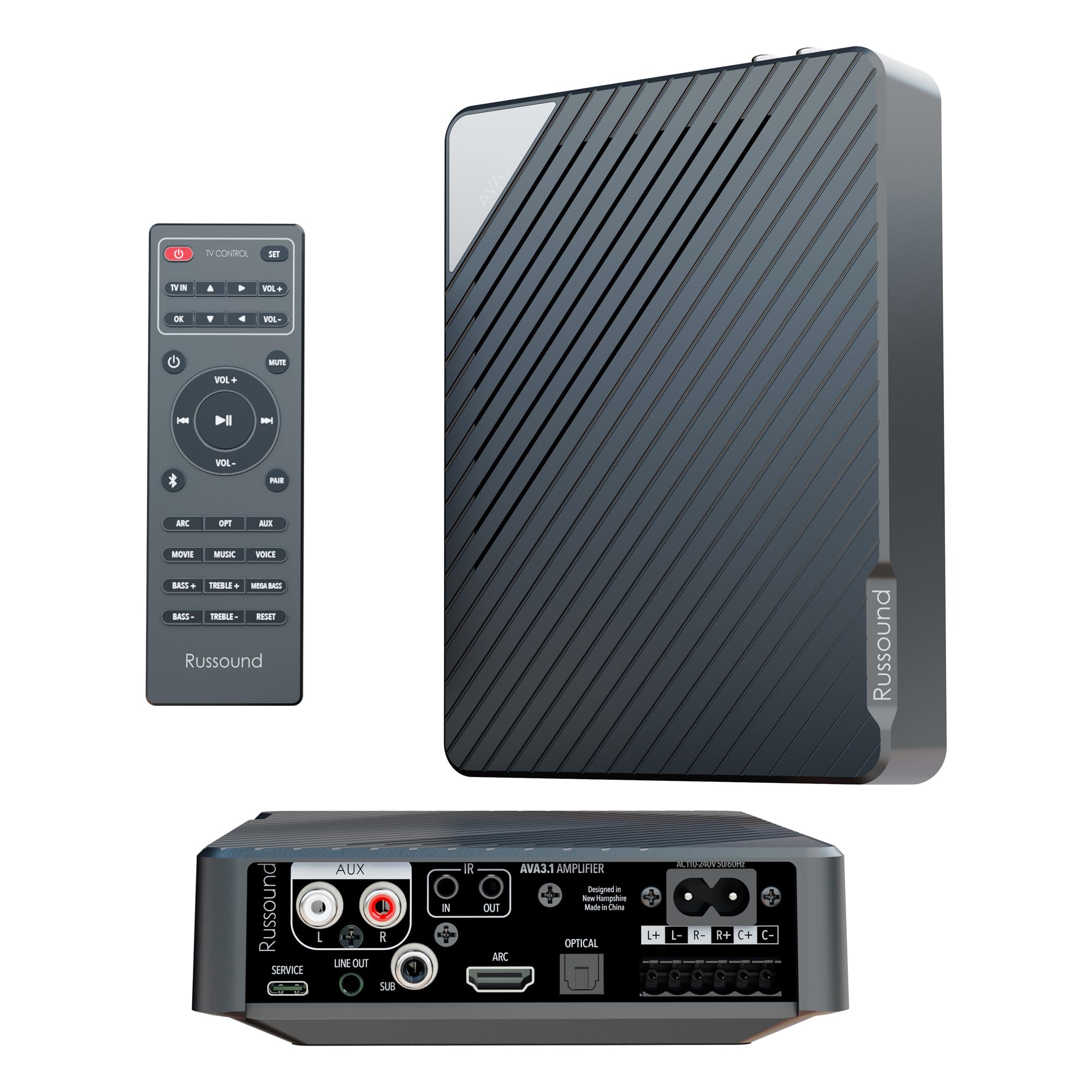 Russound AVA3.1 AVA-Series 3.1-Channel Low-Profile Mini-AVR Audio Receiver with HDMI-picture-26