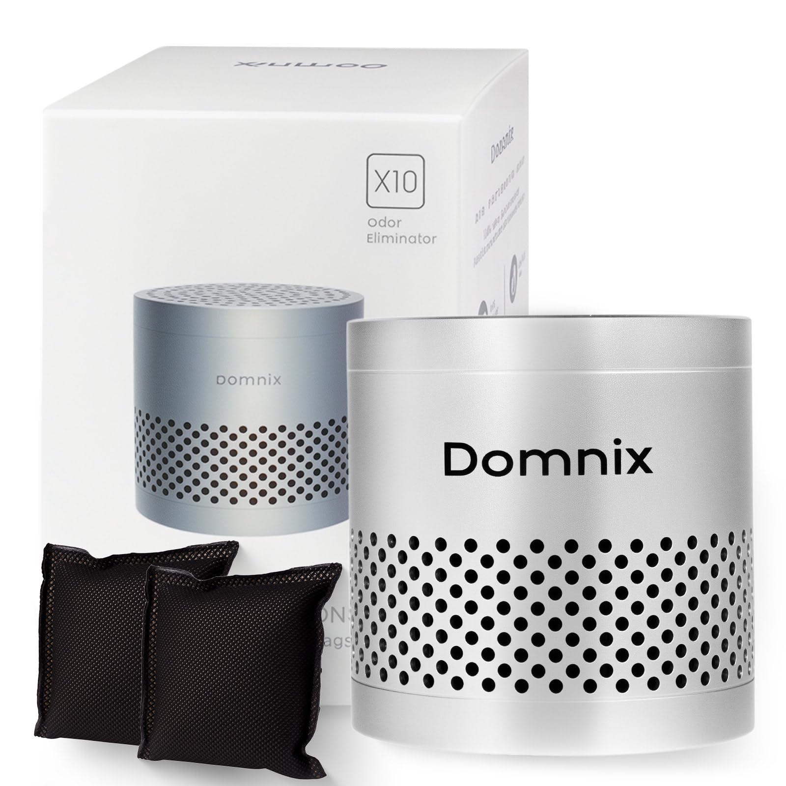 Set of Refrigerator Deodorizer, 99% Odor Elimination, Air Purifier for Fridge and Home + as a gift 2 charcoal bags for additional use separately from the deodorant