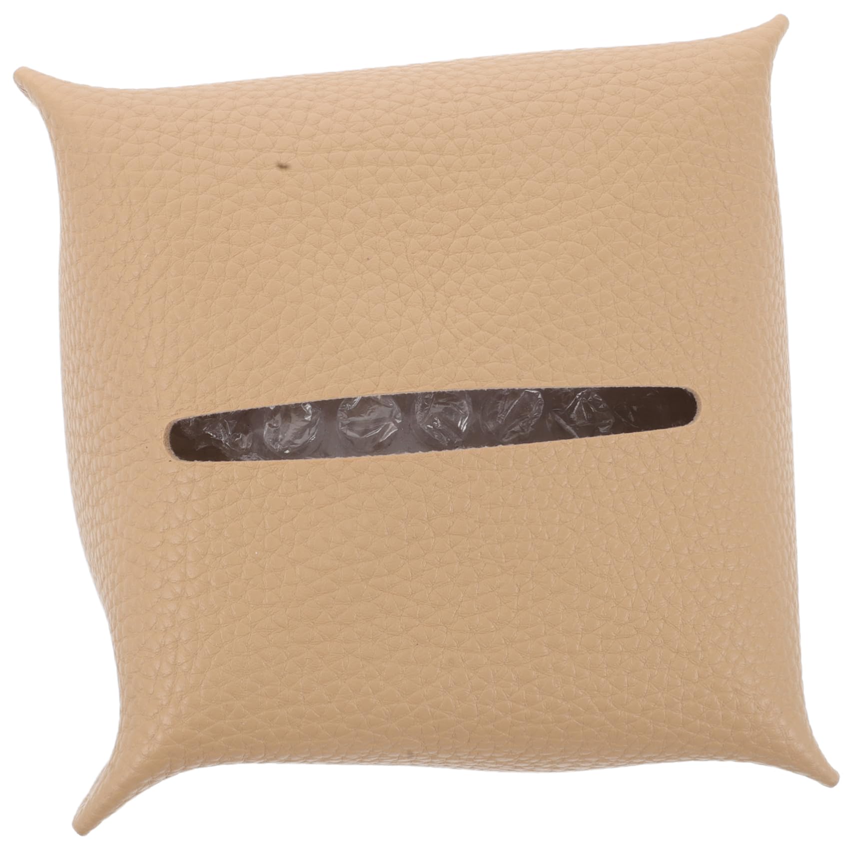 Ciieeo Stylish Square Tissue Box Cover Pu Leather Holder for Bathroom Car Nightstand Decorative for Home