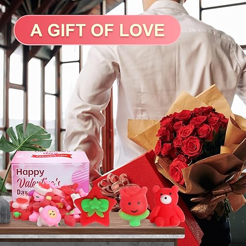 Vista 34 de Paquete de 32 juguetes esponjosos, juguetes esponjosos kawaii, recuerdos de fiesta para niños de 4 a 8 a 12 años, caja de tesoros, juguetes