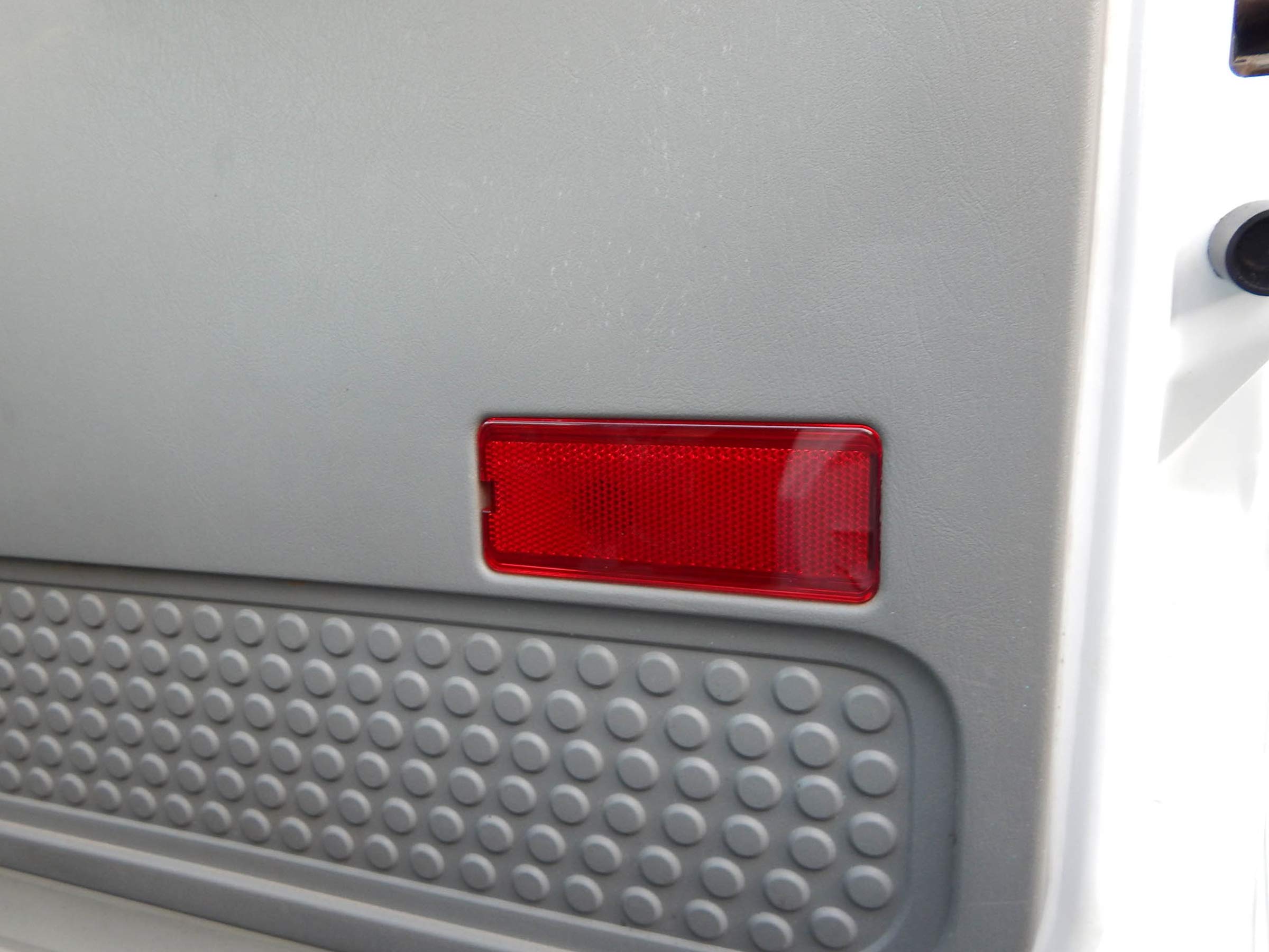 VYNTRAL Interior Door Reflectors For Ford Excursion & Super Duty 1999-2007 - DOT Certified, IP67 Waterproof, Red Lens (2-Pack) - View #2