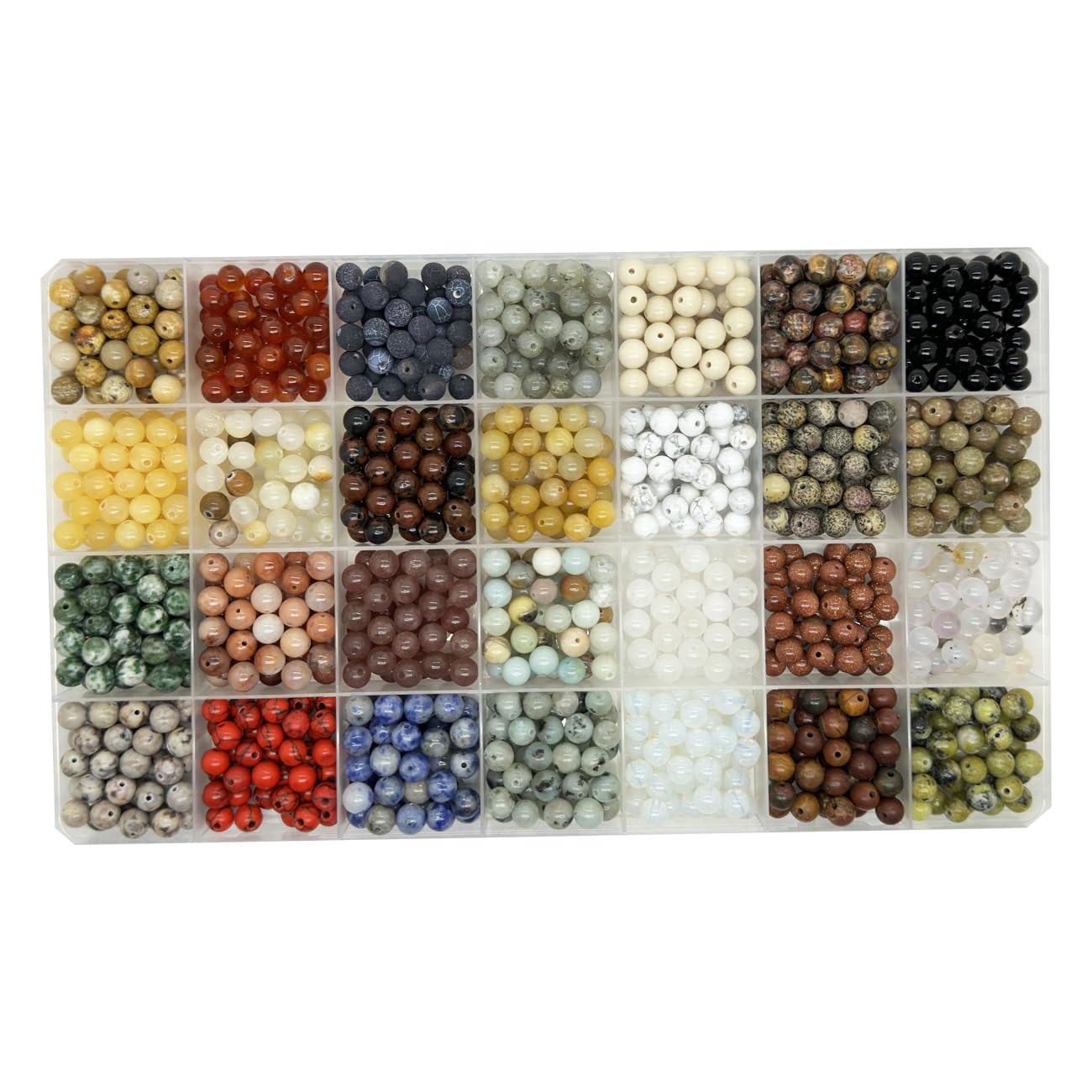 Yephac 1120pcs 6mm Natural Gemstone Beads