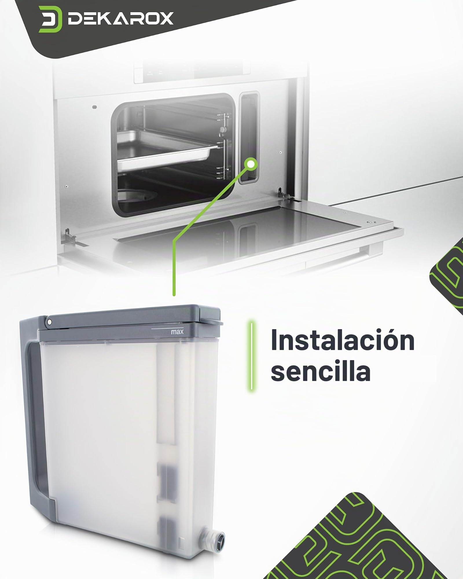Depósito de agua para Bosch Siemens Neff 00791032 791032 para vapor, horno de vapor, horno de vapor