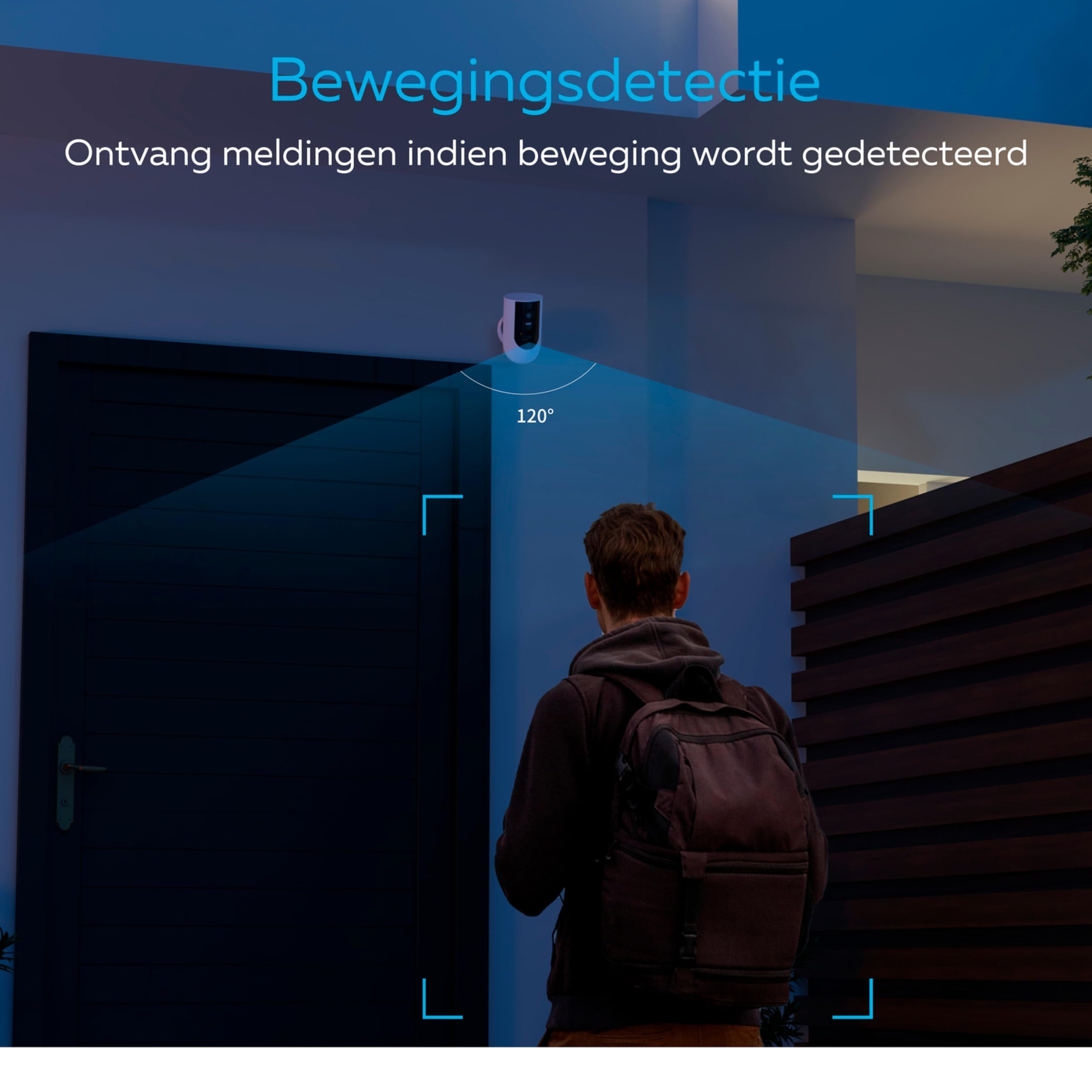 CALEX Smart Security Sicherheitskamera, Kabellose Akku-Kamera, 2K, WLAN, mit Bewegungserkennung, für Außenbereich