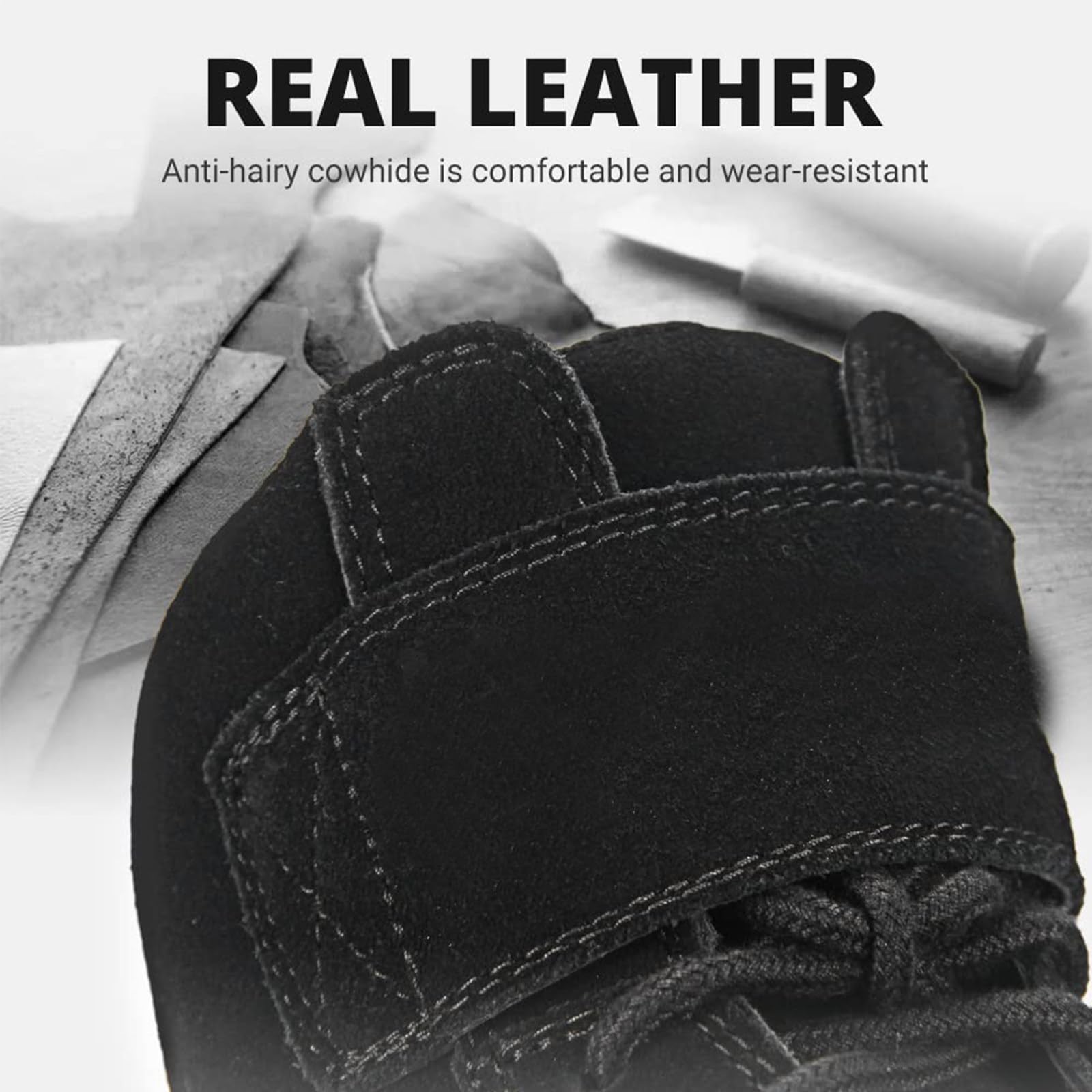wasserdichte Belüftete Motorradstiefel für Herren Und Damen Sommer Wildleder Urban Casual Riding Schützender Knöchel Kurzes Design Atmungsaktive,Black-42