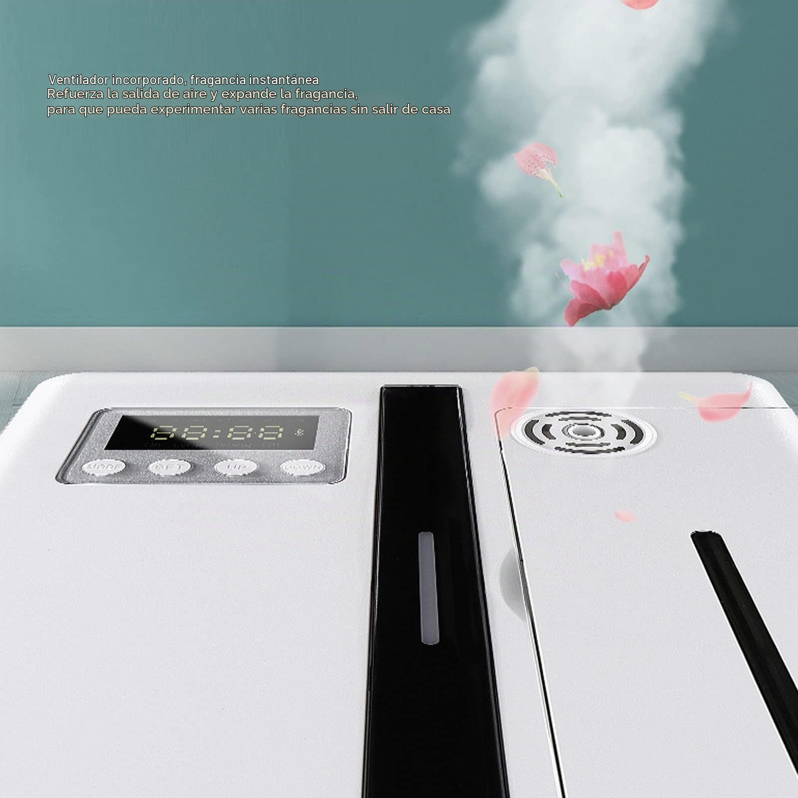 Asixxsix Smart Scent Air Machine,Difusor de Aceite Esencial sin Agua Profesional con Tecnología de Nebulización Máquina Difusora de Automática para Aceites Esenciales paraHabitaciones
