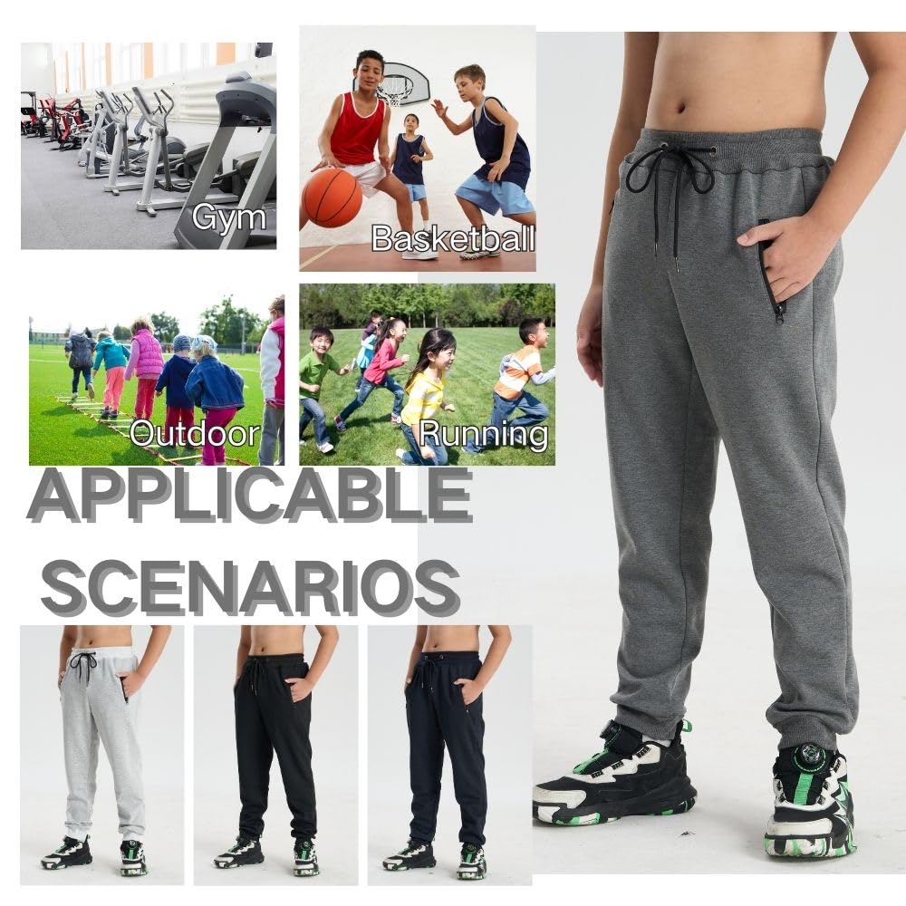 Pantaloni da ragazzo, da jogging, antivento e impermeabili, comodi, per il tempo libero, per l'autunno e per le attività all'aria aperta