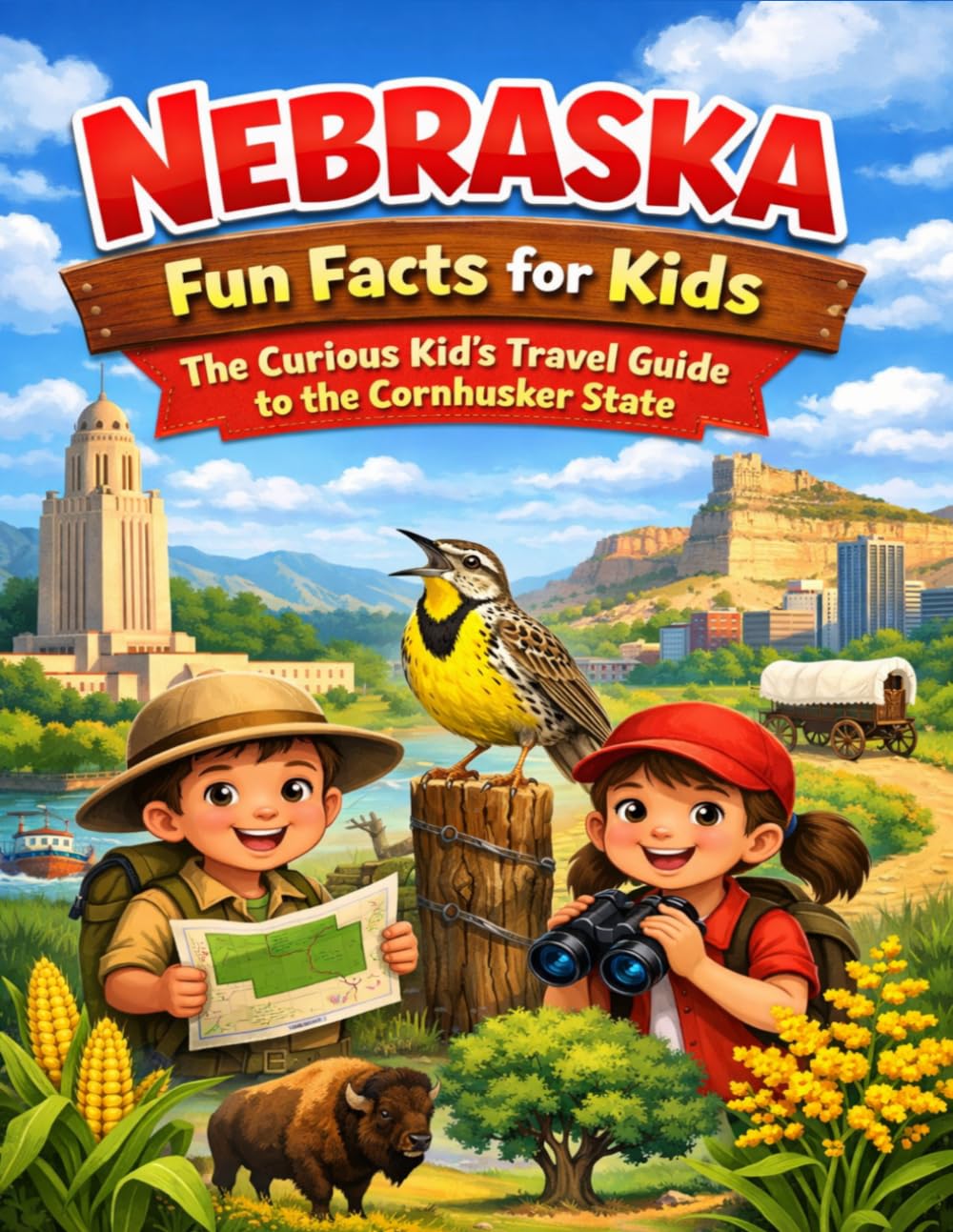 Nebraska Fun Facts for Kids: The Curious Kid’s Travel Guide to the Cornhusker State (The U.S. States & Territories Fun Facts for Kids Series)