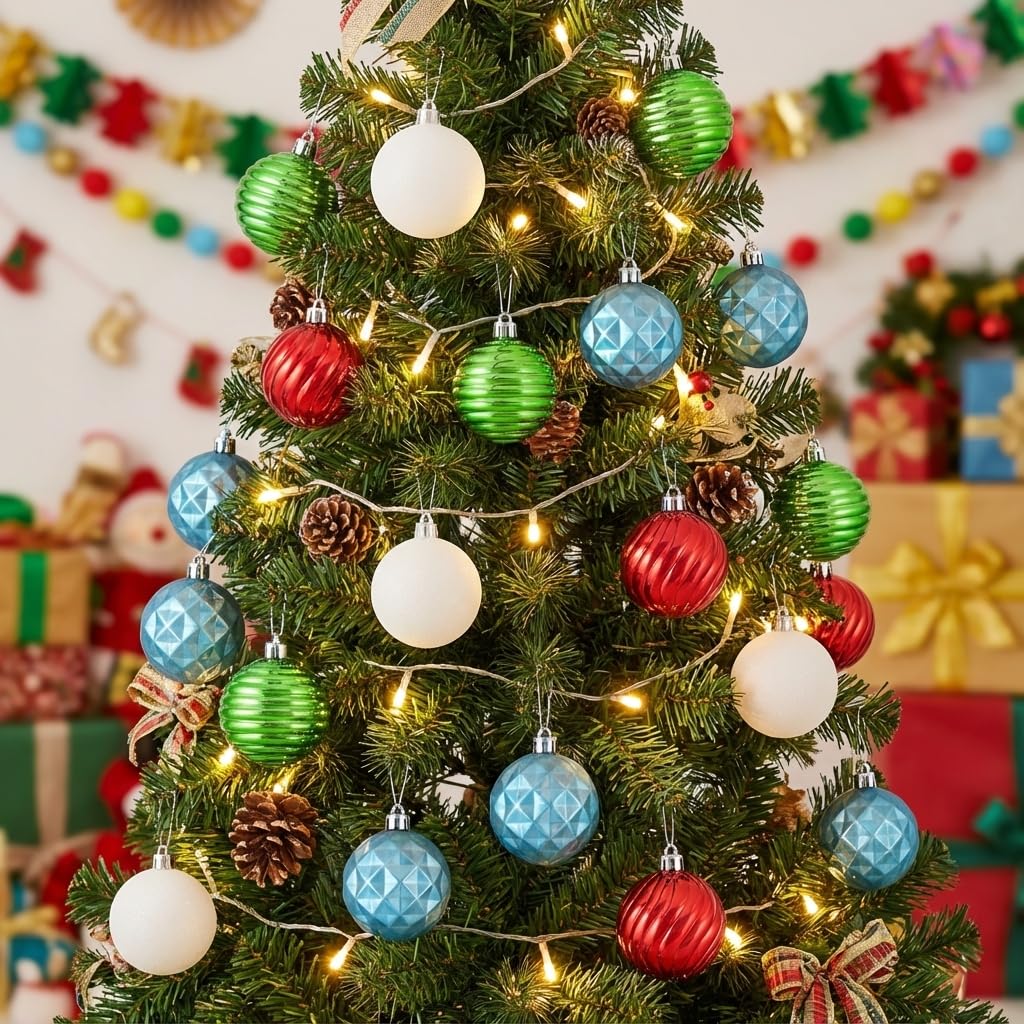 Valery Madelyn Adornos de bolas de Navidad EG0101-0716