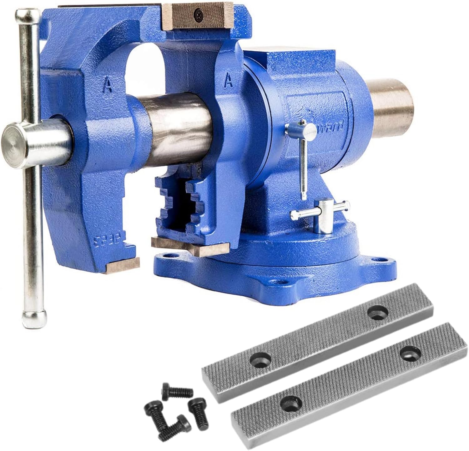 Forward DT150B-6IN Heavy Duty Bench Vise with 1 Pair Steel Jaw Plates