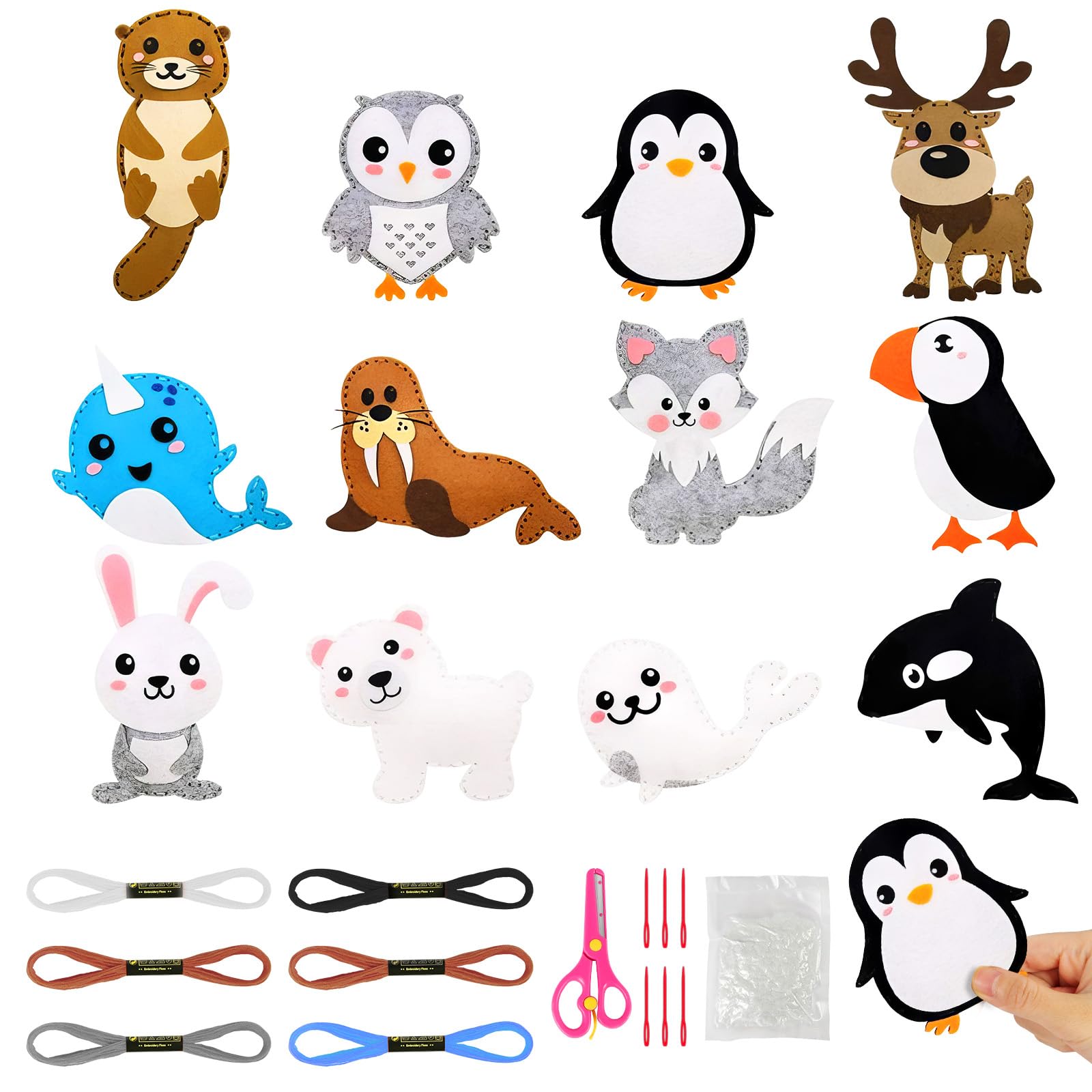 Polar Animals-12pcs