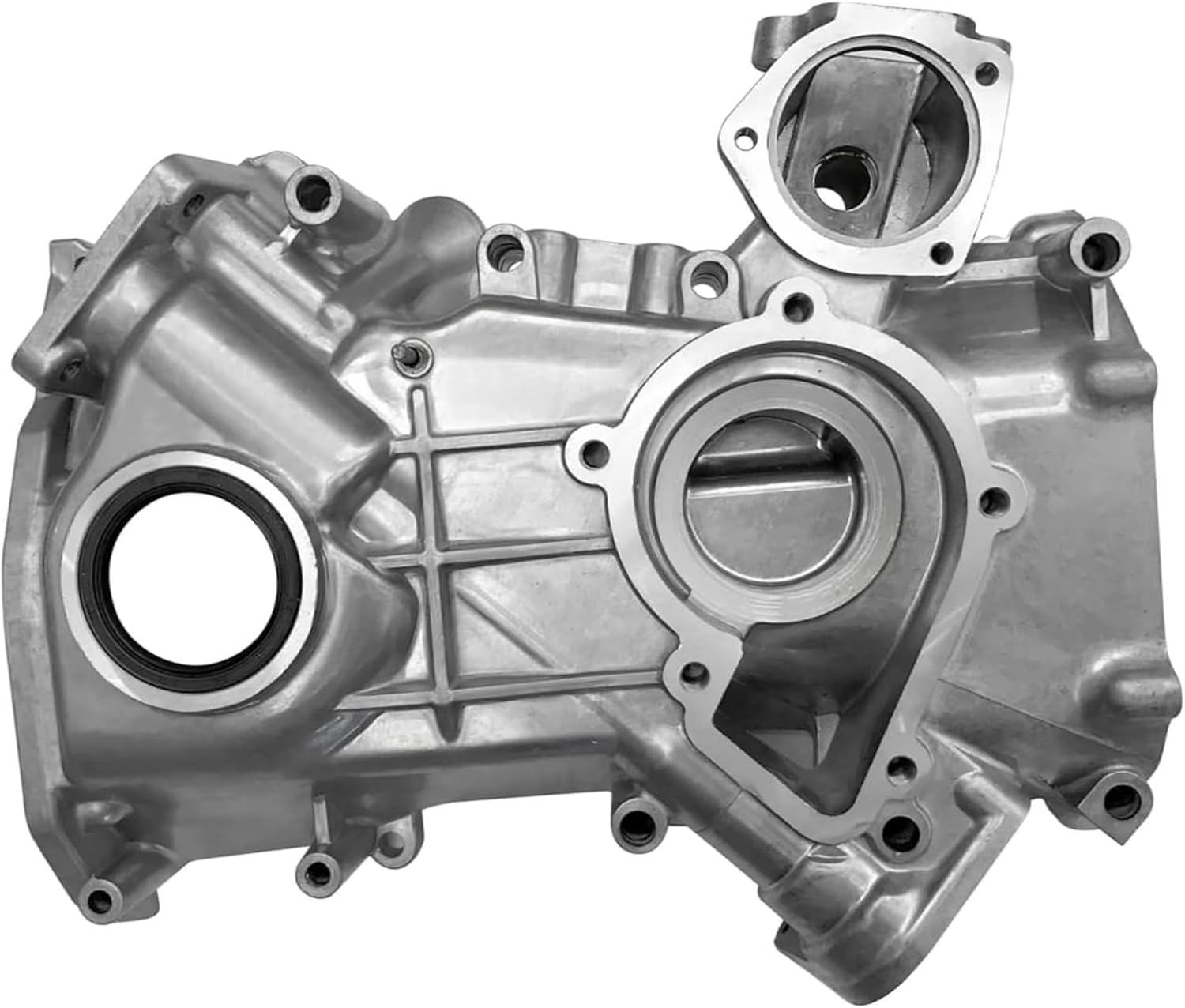 PartsFlow Engine Timing Chain Cover Compatible with Nissan 240SX Hardbody D21 Pickup L4 2.4L KA24E 13501-40F81