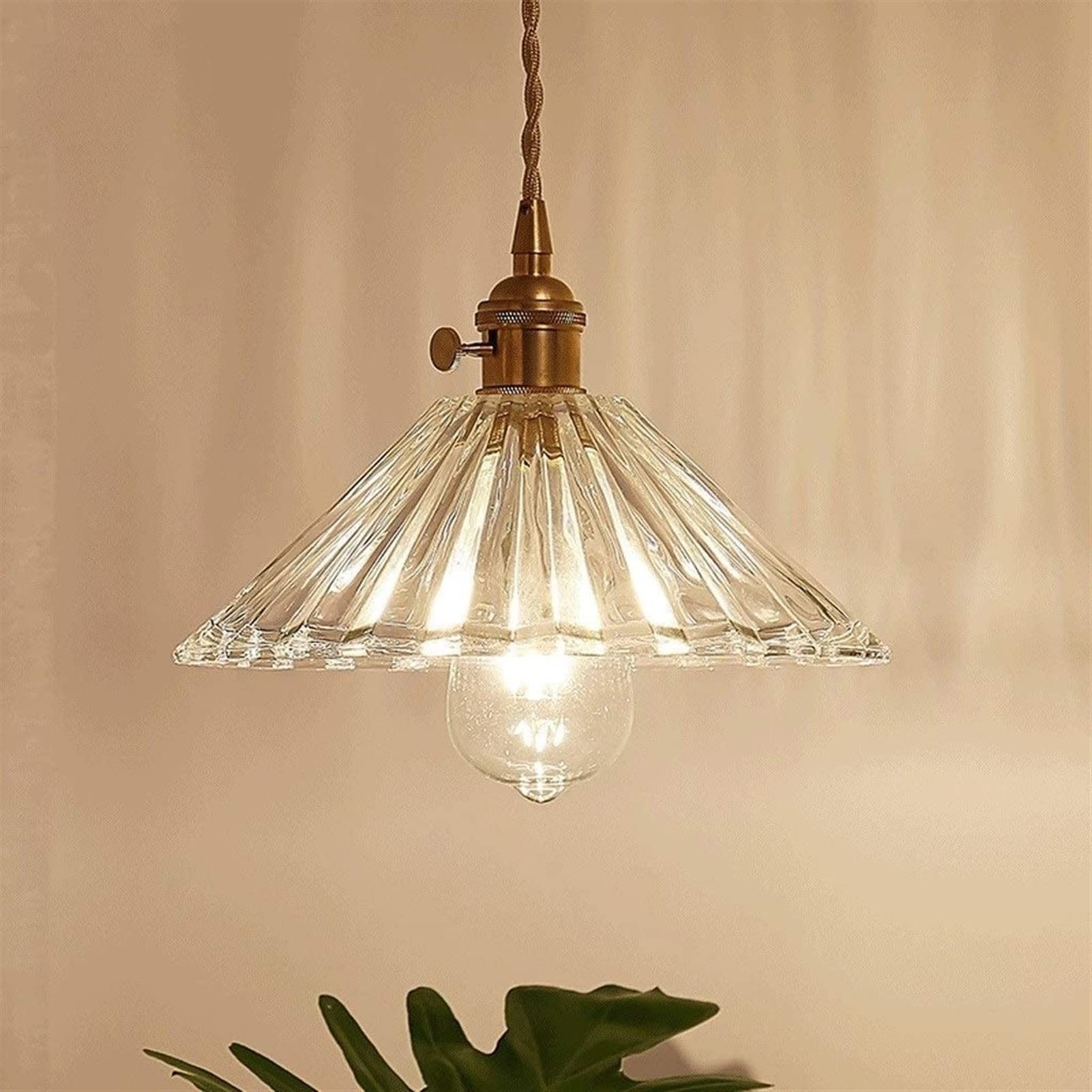 Luces colgantes de latón y vidrio para hotel con diseño de araña nórdica y casquillo E26 E27 6