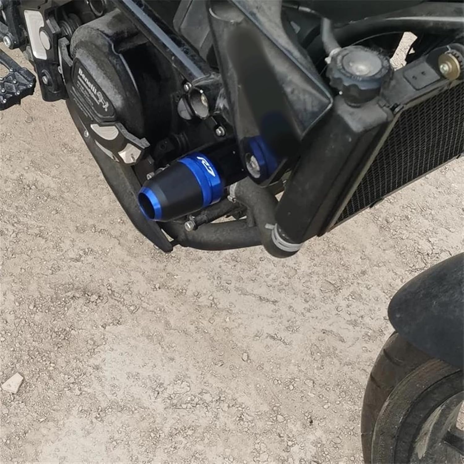 Engine Cowling for YA-MAHA R7 YZFR7 YZF R7 R 7 2021 2022 2023 Frame Sliders Motorcycle Accessories Aluminum Falling Crash Protector (Color : Black)