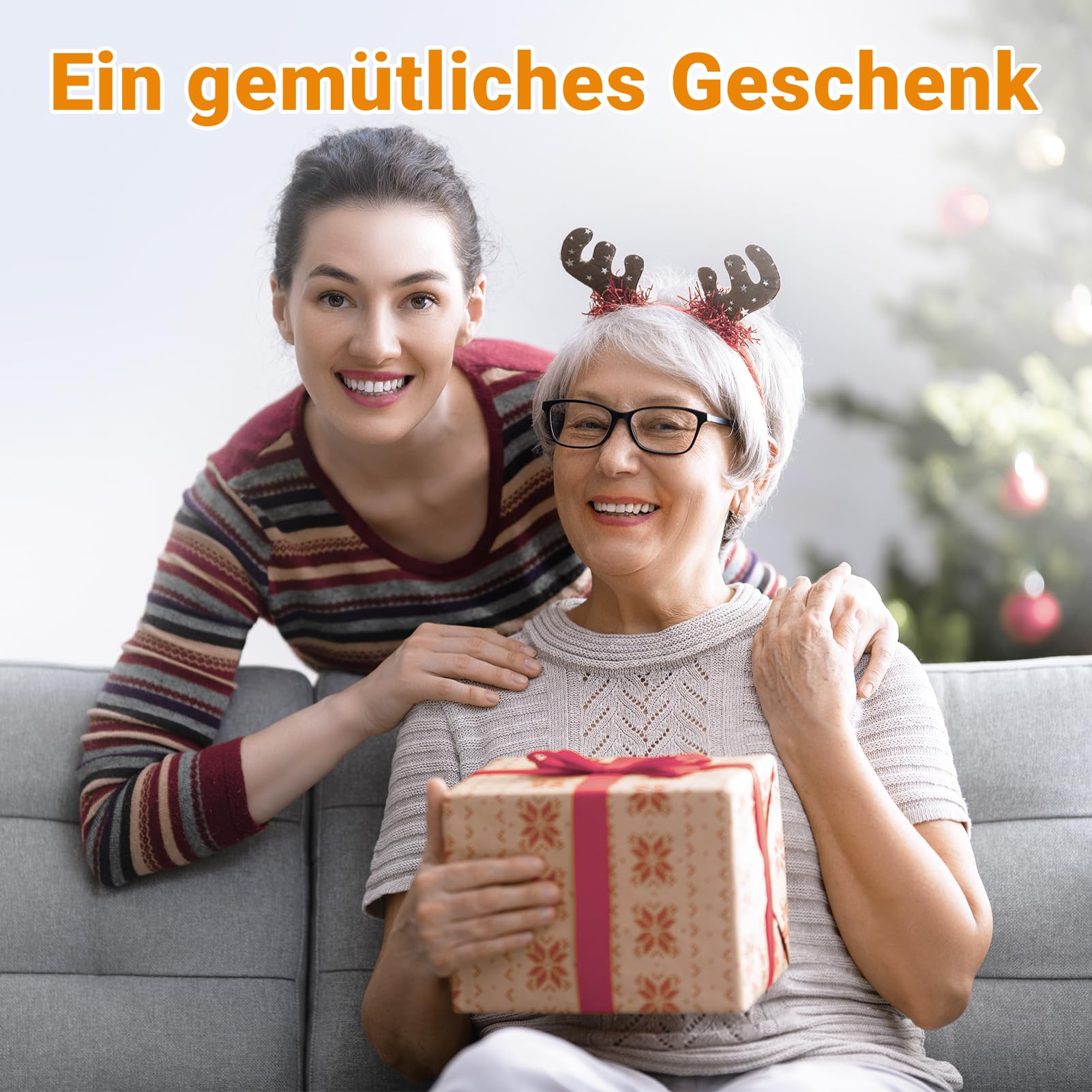 Comfytemp Heizkissen mit Abschaltautomatik Ultraweich Elektrisches Wärmekissen mit Sicherheitssystem für Rücken Bauch Nacken Schulter Heizdecke (30x60cm) Geschenke für Mütter, Frauen, Mama, Papa