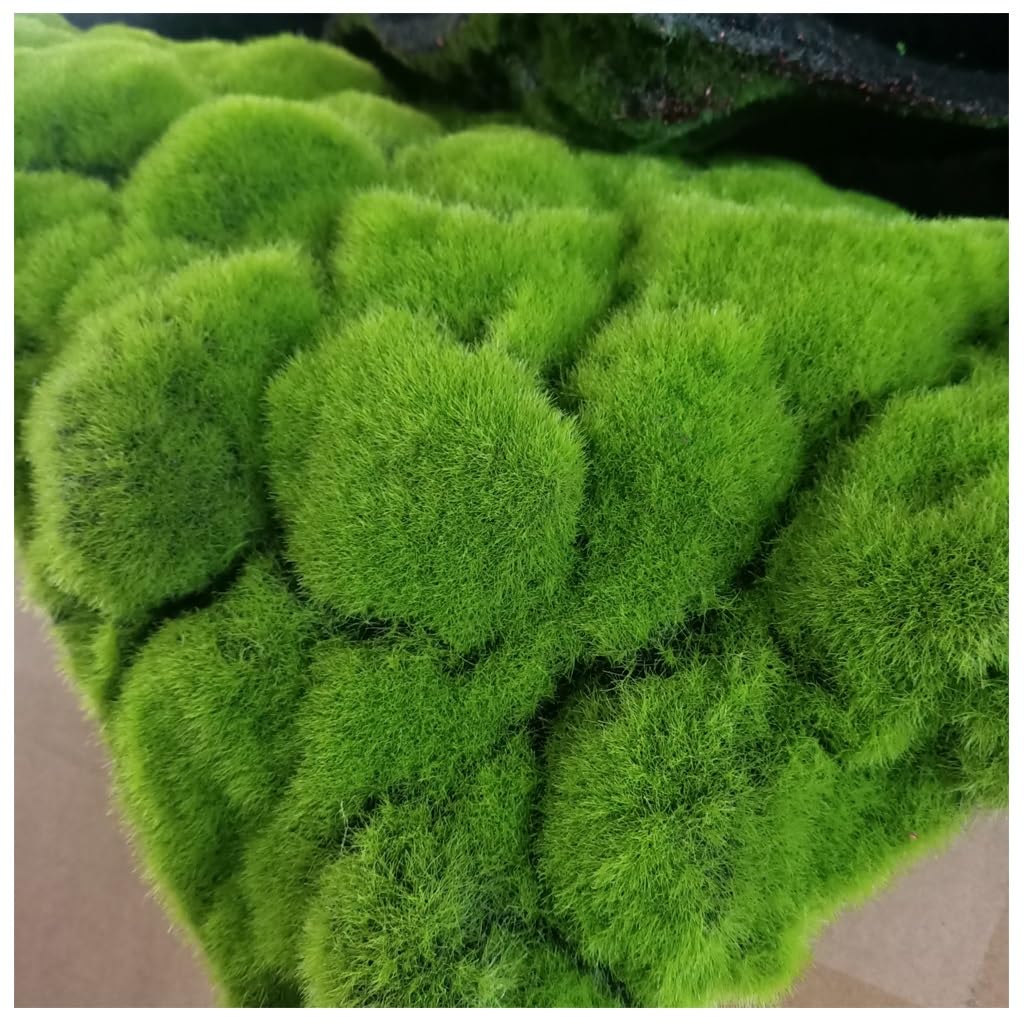 Faux Moss Sheets Fake Moss Mat for Walls, Garden Landscaping, DIY Crafts, and Event Decor(4 Size)