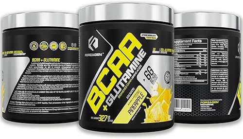 Miniatura 4 de Forzagen BCAAS Aminoácidos en polvo con glutamina BCAA en polvo, suplementos de aminoácidos de cadena ramificada, BCAA Lean Energy Pre Entrenamiento