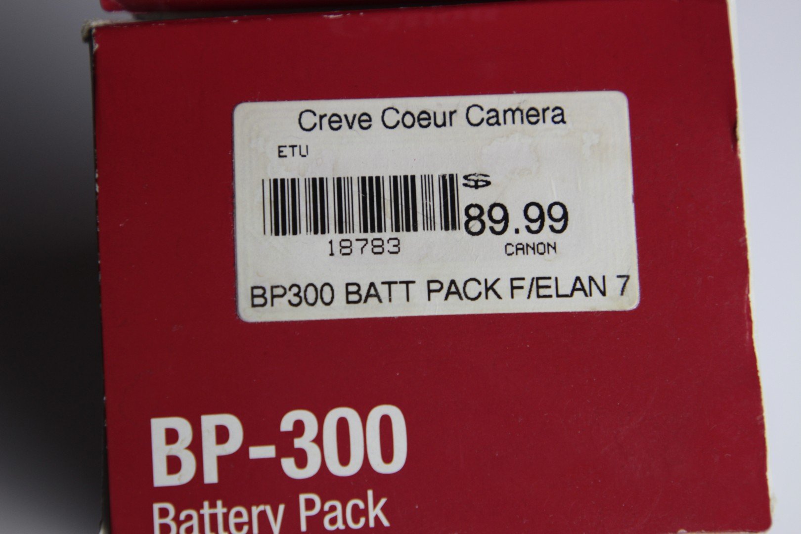 Amazon.com : Canon BP300 Battery Pack for Canon Elan 7n