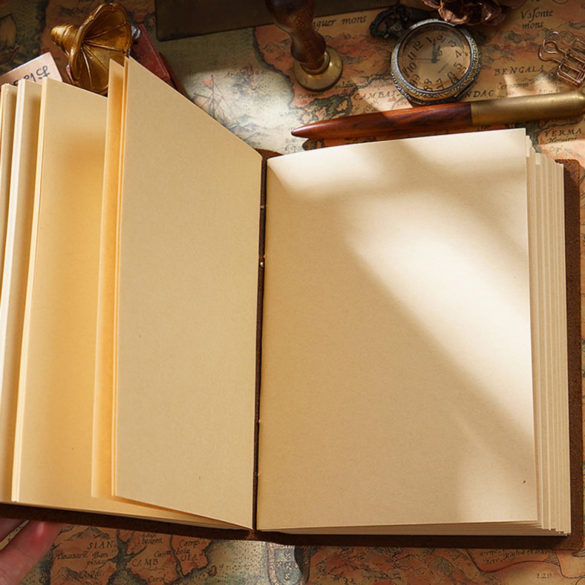 STOBOK Diario Vintage - Quaderno in Pelle Agenda Per Studenti Diario Per Ufficio