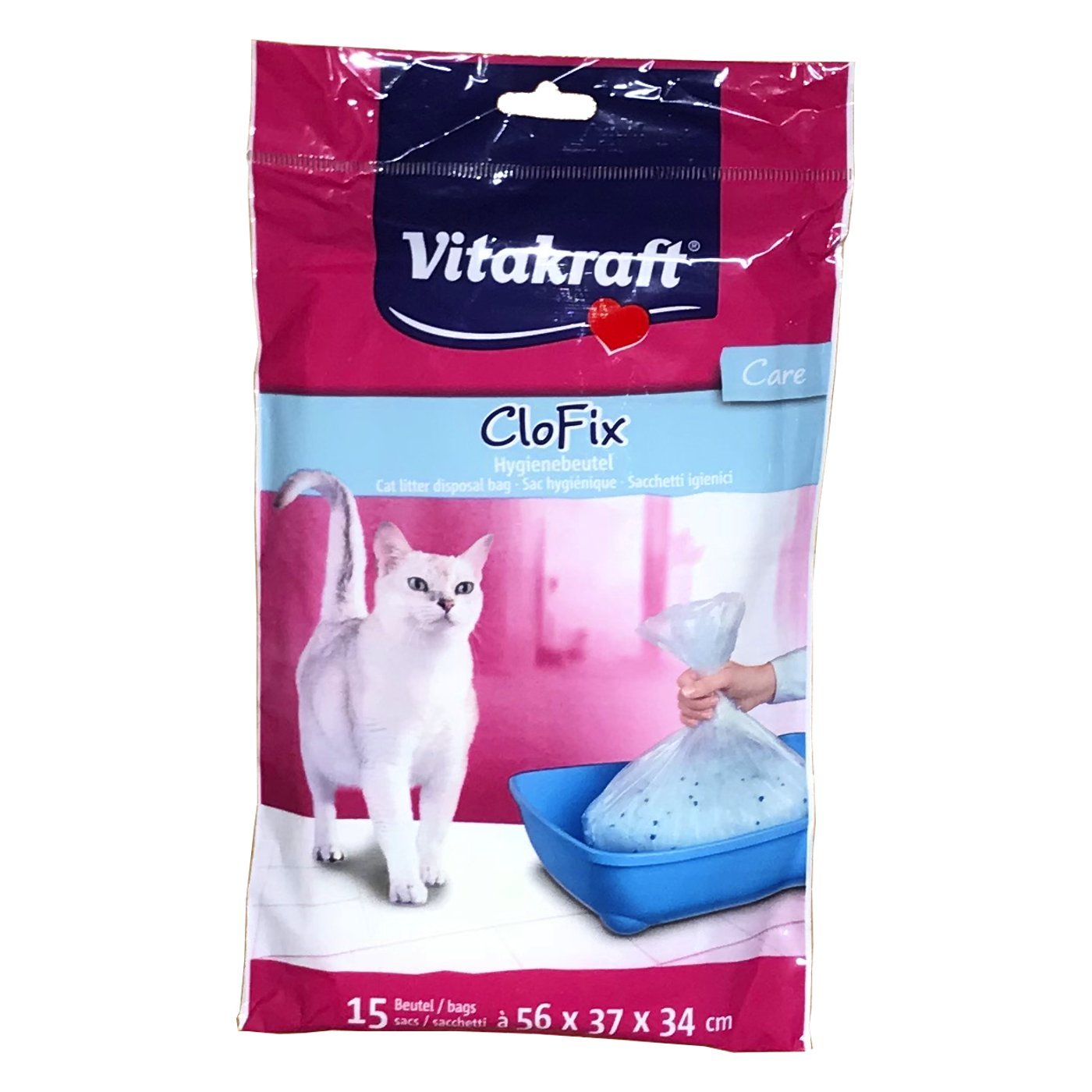CloFix de VITAKRAFT Bolsa para Aseo para gatos - 10x 15 bolsa