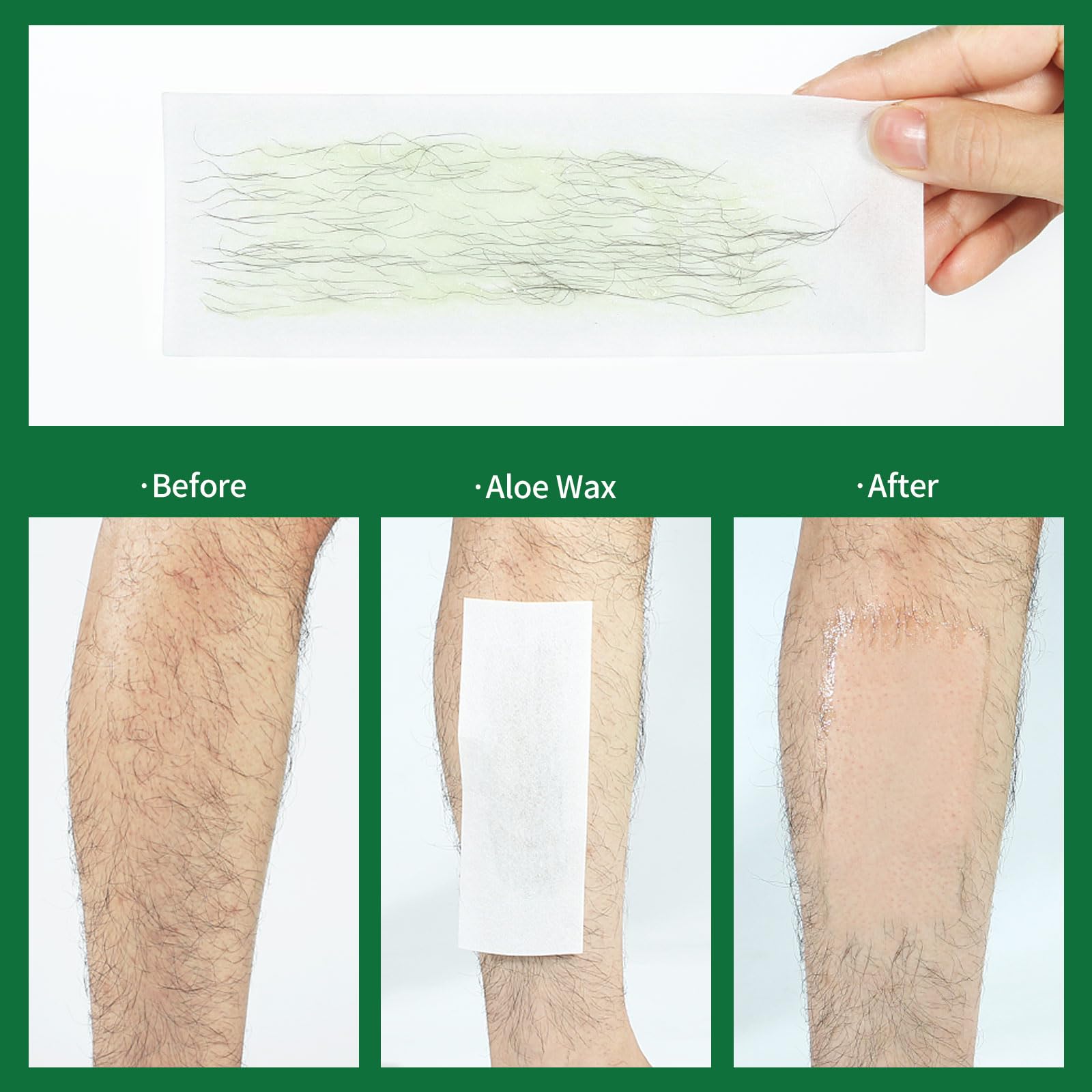 Kit di cera roll-on per pelli sensibili, rullo di cera per grandi aree di casa