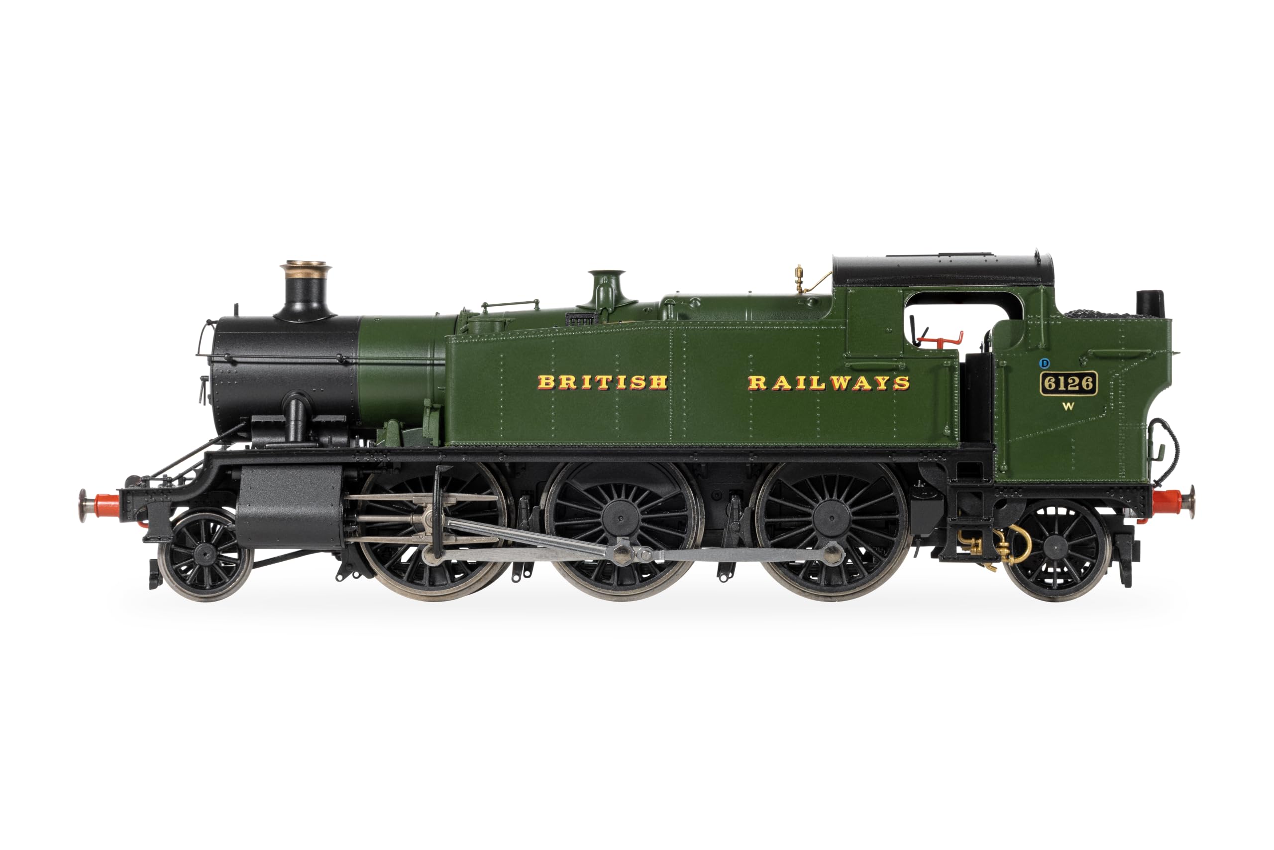 Hornby R30508 BR Class 61XX Large Prairie Locomotive, OO Gauge Locomotive | Railway Steam for, 1:76 Scale, Model Railway for Adults & Collectors 14+