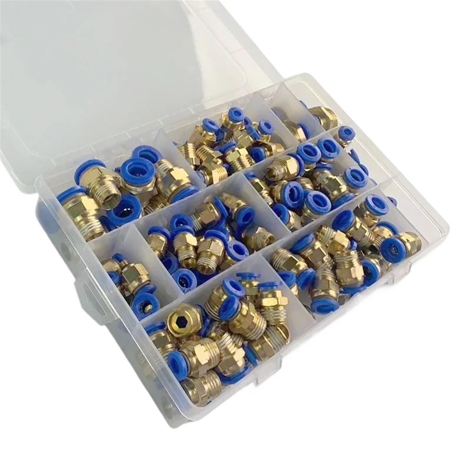 Produktbild von Boxed Pneumatik-Schnellkupplungen – PC6-01 / PC6-02 / PC8-02 / PC10-02, 1/4 Zoll, Push-in, Für Schlauchleitungen