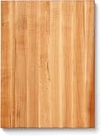John Boos R-Board Series Rectangular Wooden Maple Cutting Board 20”x15” – 1.5” Thick, 12-lb Reversible Butcher Block with Edge-Grain & Finger Grips – Made in the USA